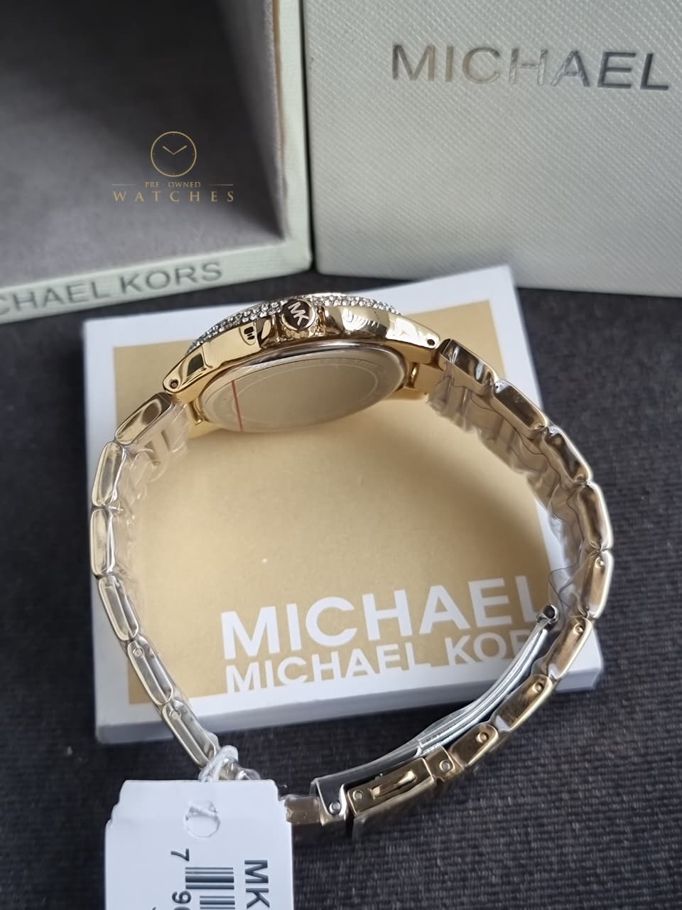 MICHAEL KORS Camille Quartz Crystal Red Dial Ladies Watch Item No. MK7196 - Image 4