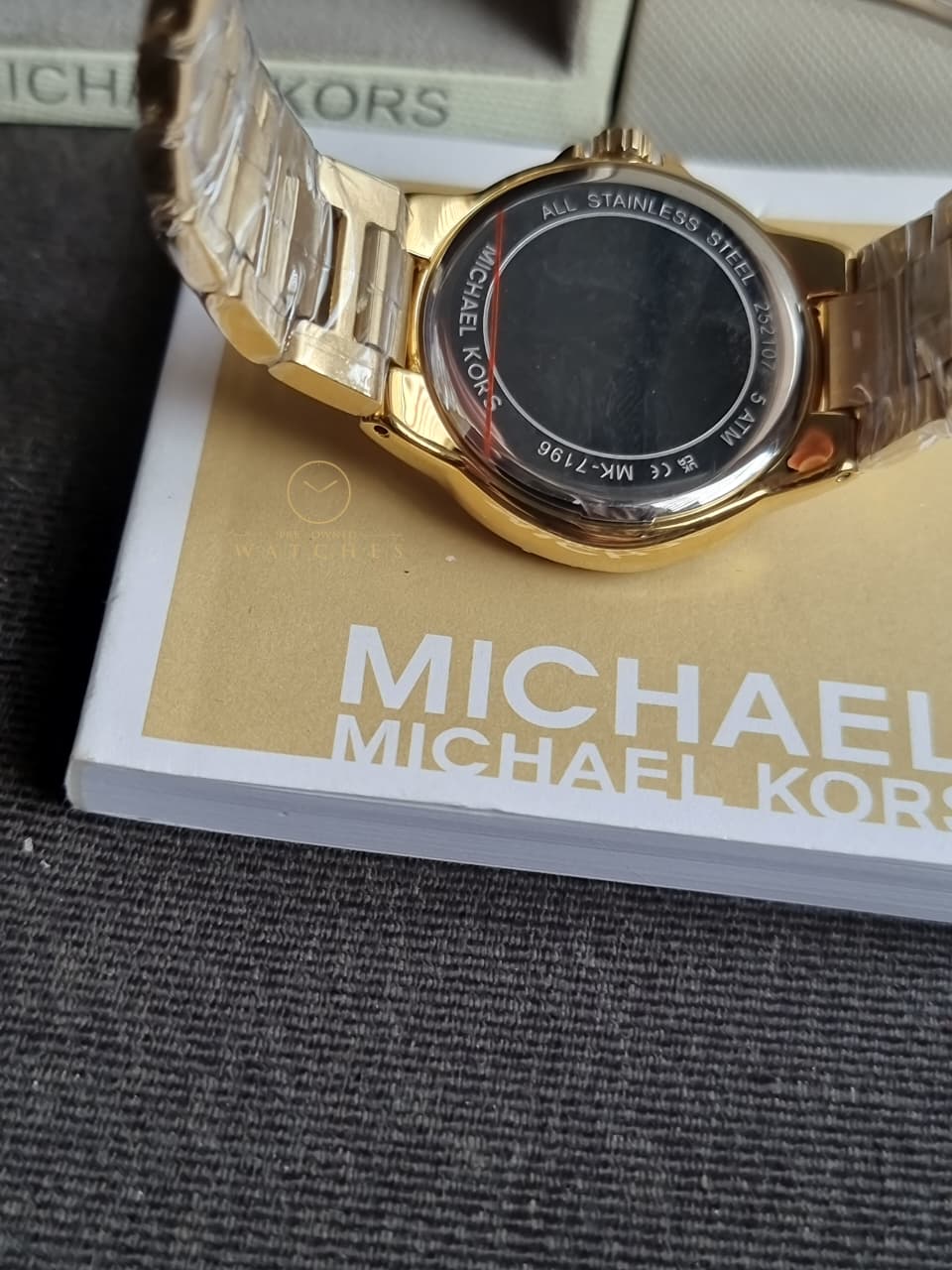 MICHAEL KORS Camille Quartz Crystal Red Dial Ladies Watch Item No. MK7196 - Image 5