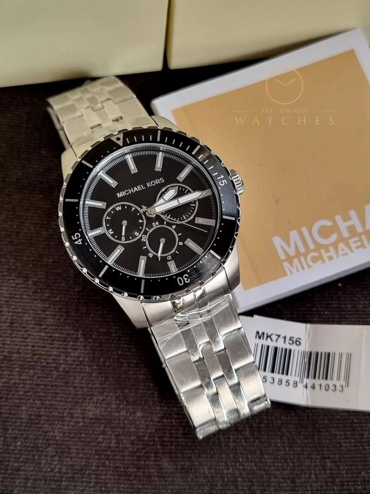 MICHAEL KORS Cunningham Quartz Black Dial Men's Watch MK7156 - Image 2