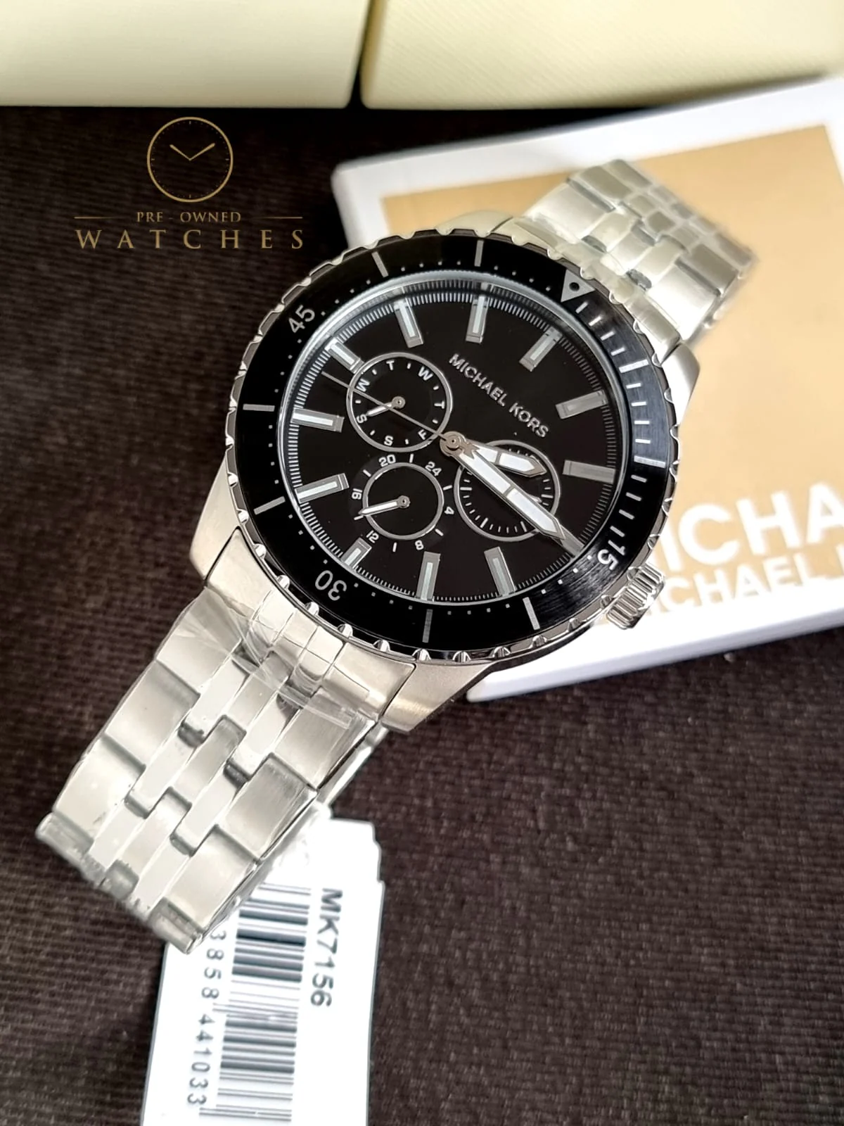 MICHAEL KORS Cunningham Quartz Black Dial Men's Watch MK7156 - Image 4