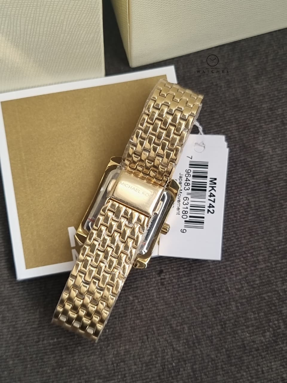 Michael Kors Emery Three-Hand Gold-Tone Stainless Steel Women's Watch (Model: MK4742) - Image 3