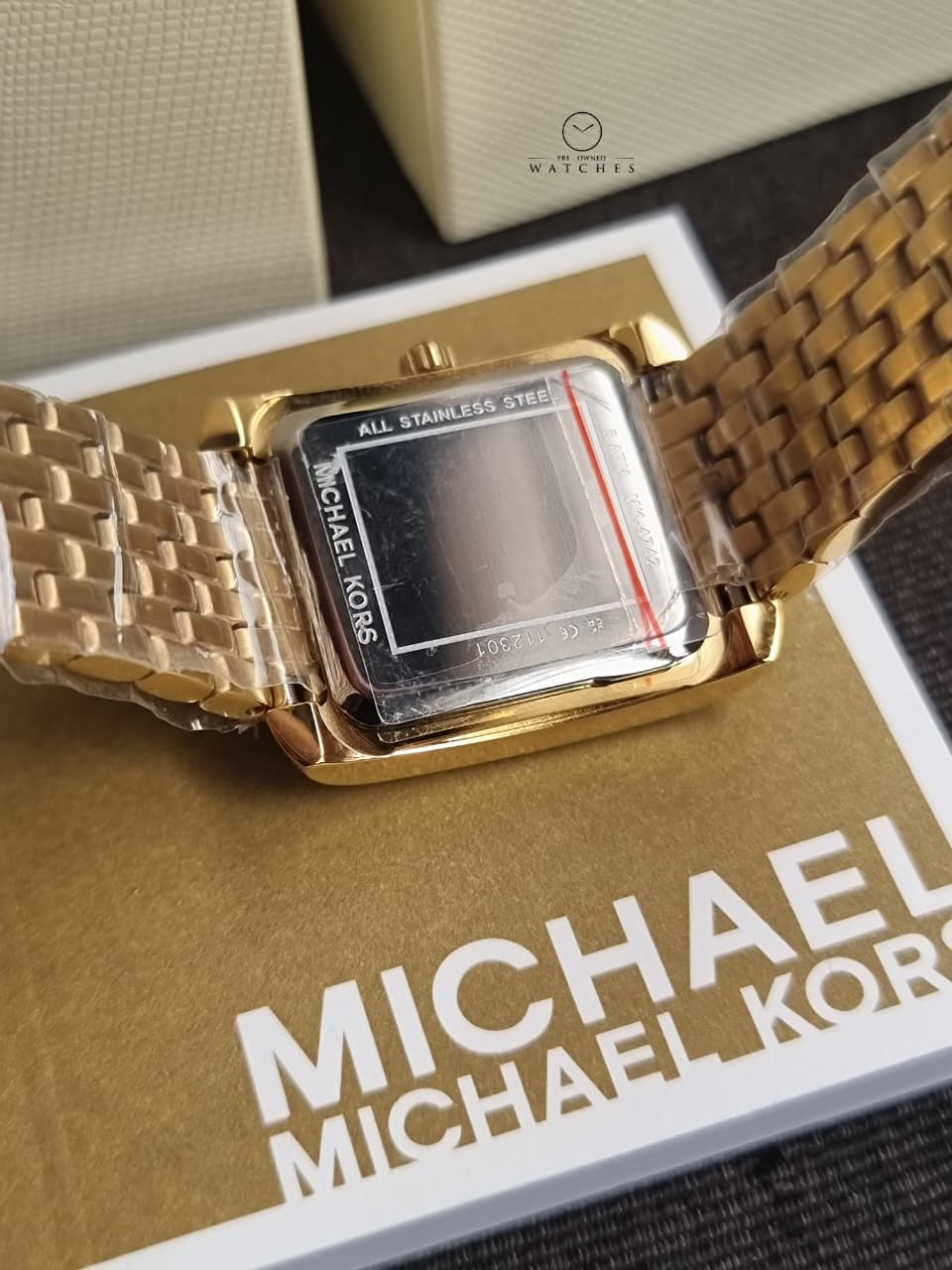 Michael Kors Emery Three-Hand Gold-Tone Stainless Steel Women's Watch (Model: MK4742) - Image 7