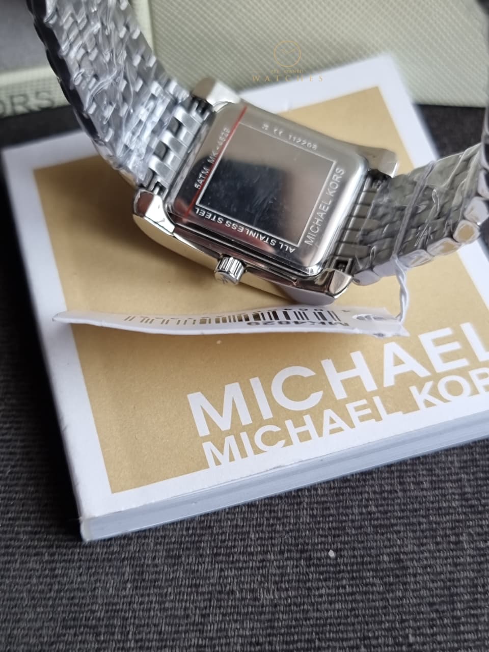 Michael Kors Emery Women's Watch, Rectangular Stainless Steel Watch for Women with Steel mk4829 - Image 6