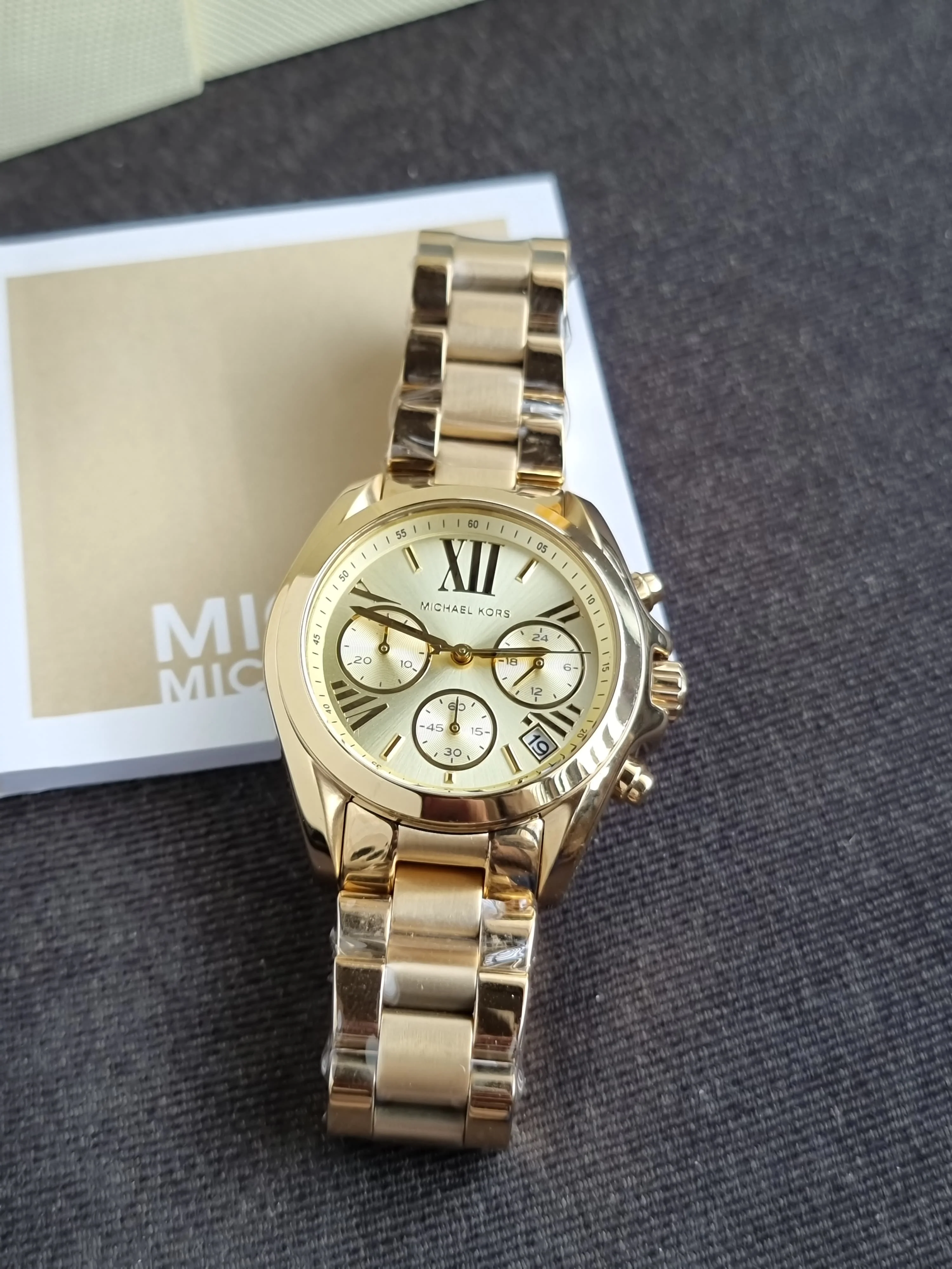 Michael Kors Gold-Tone Mini Bradshaw Watch Mk5798