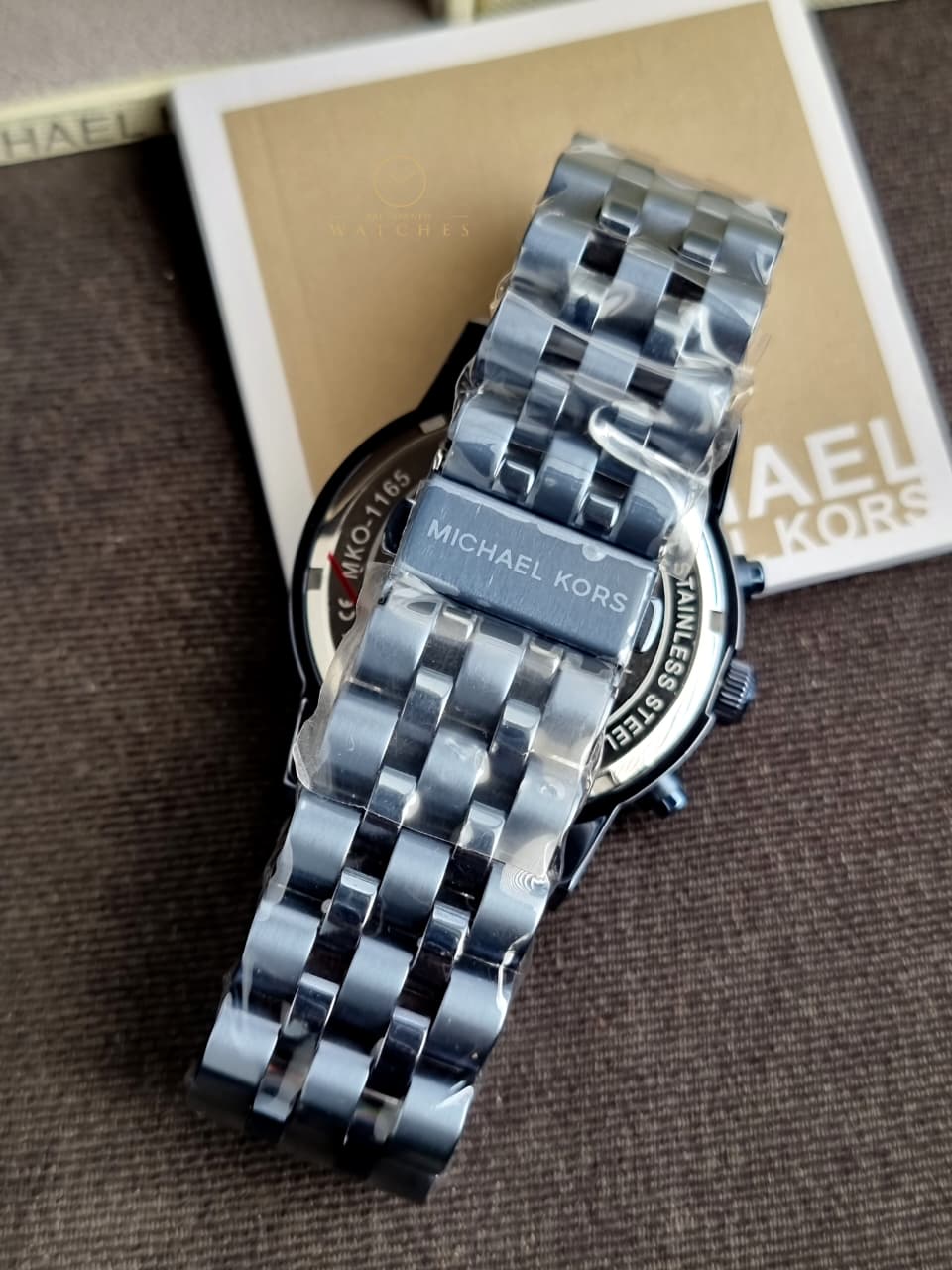 Michael Kors Hutton Blue Watch MKO1165 (WITHOUT TAG ) - Image 4
