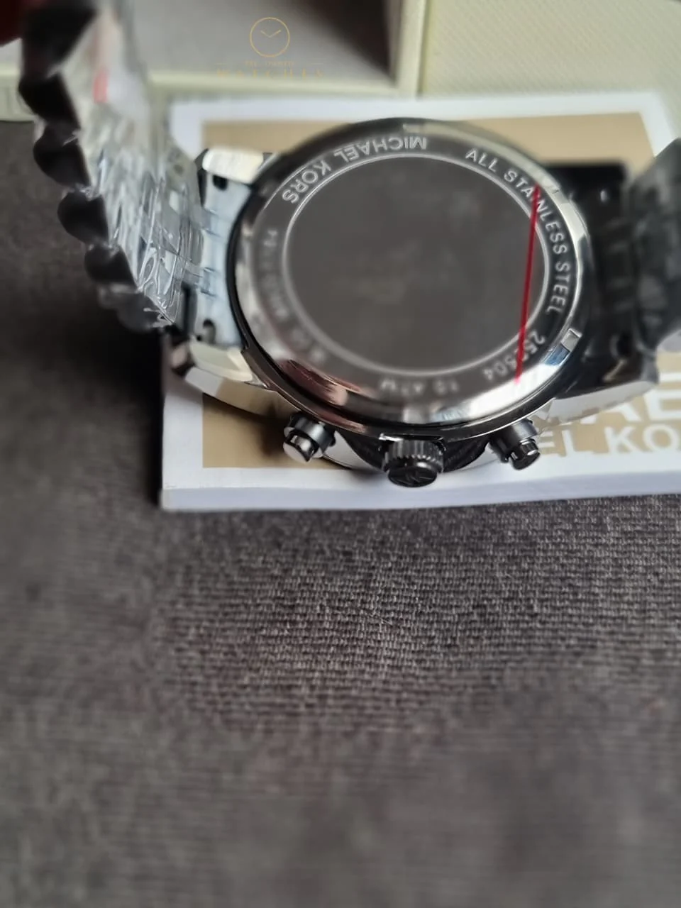 Michael Kors Hutton Gun-Metal Watch MKO1164 (WITHOUT TAG ) - Image 3