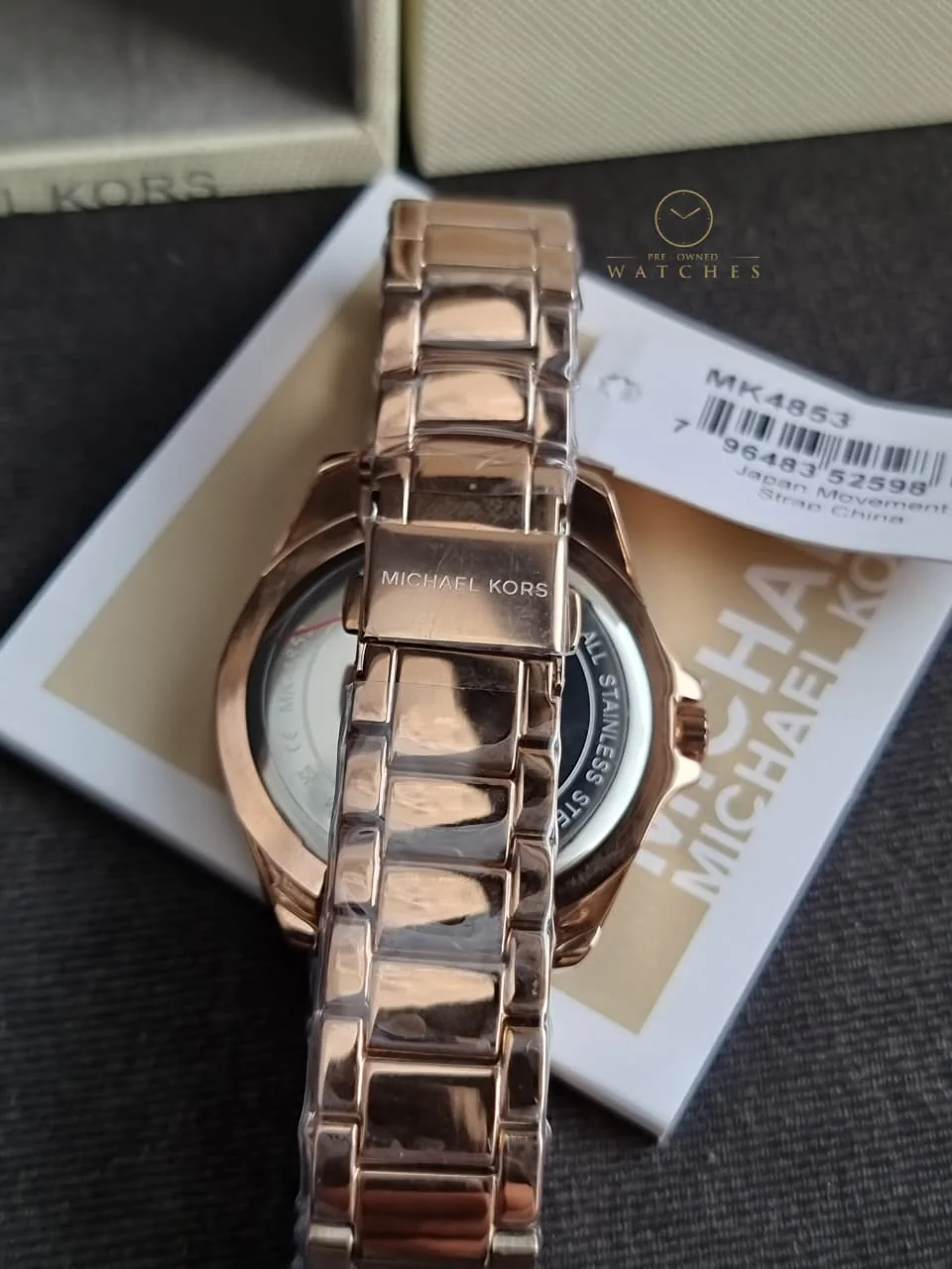 Michael Kors Kacie Pink Quartz Stainless Steel Watch MK4853 - Image 2