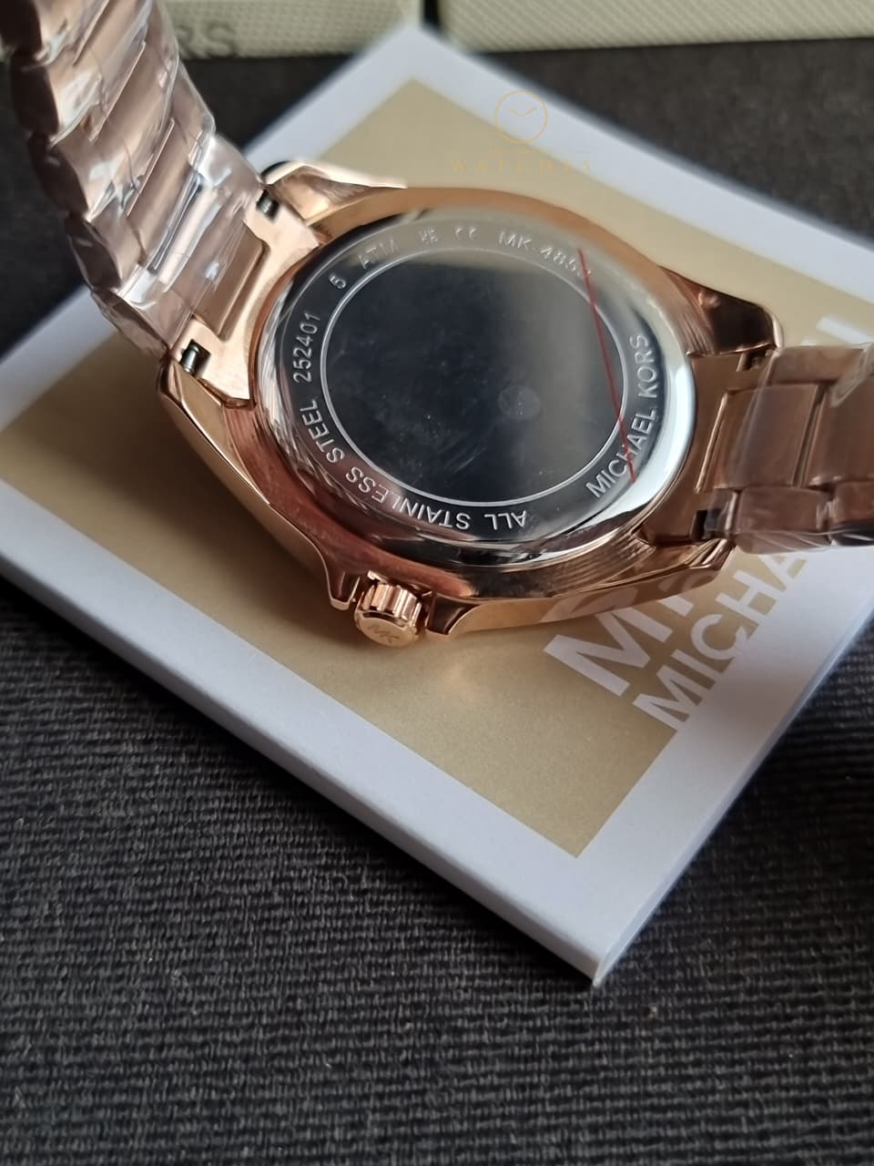 Michael Kors Kacie Pink Quartz Stainless Steel Watch MK4853 - Image 3