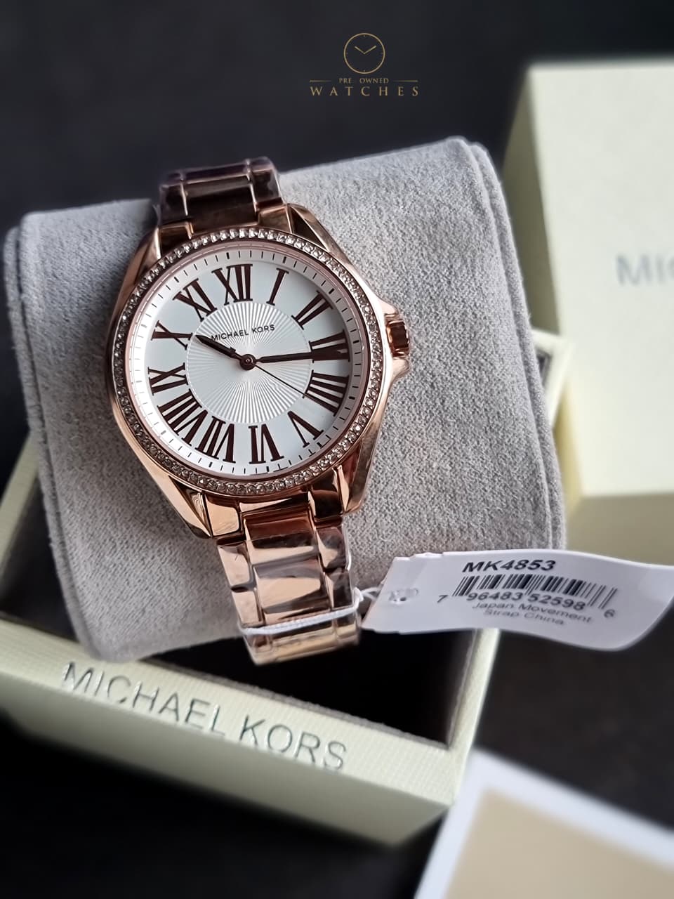 Michael Kors Kacie Pink Quartz Stainless Steel Watch MK4853 - Image 6