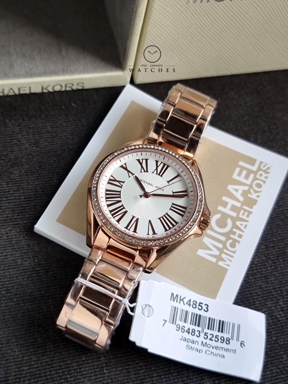 Michael Kors Kacie Pink Quartz Stainless Steel Watch MK4853 - Image 7