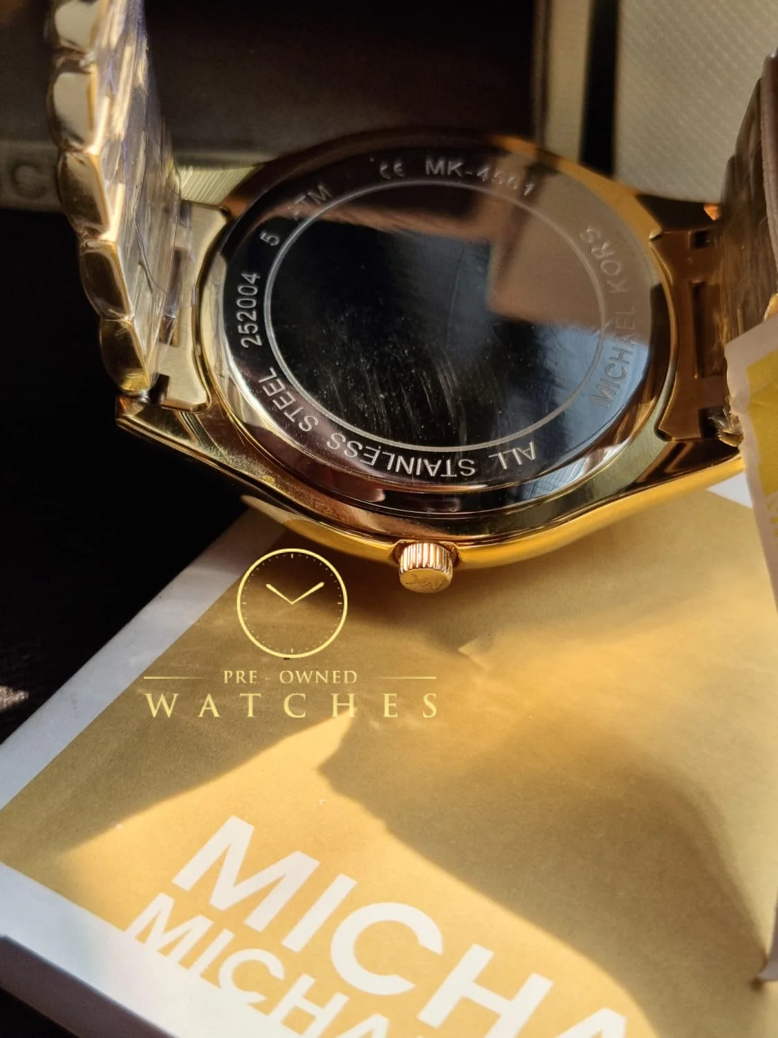 Michael Kors Ladies Slim Runway Gold-Tone Watch - MK4561 - Image 2