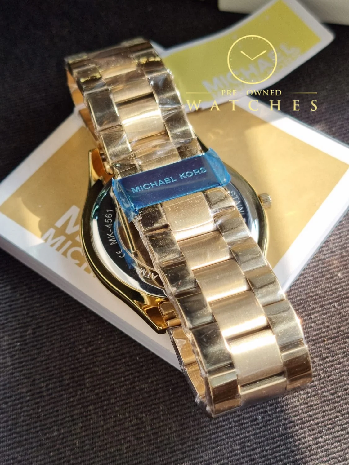 Michael Kors Ladies Slim Runway Gold-Tone Watch - MK4561 - Image 3