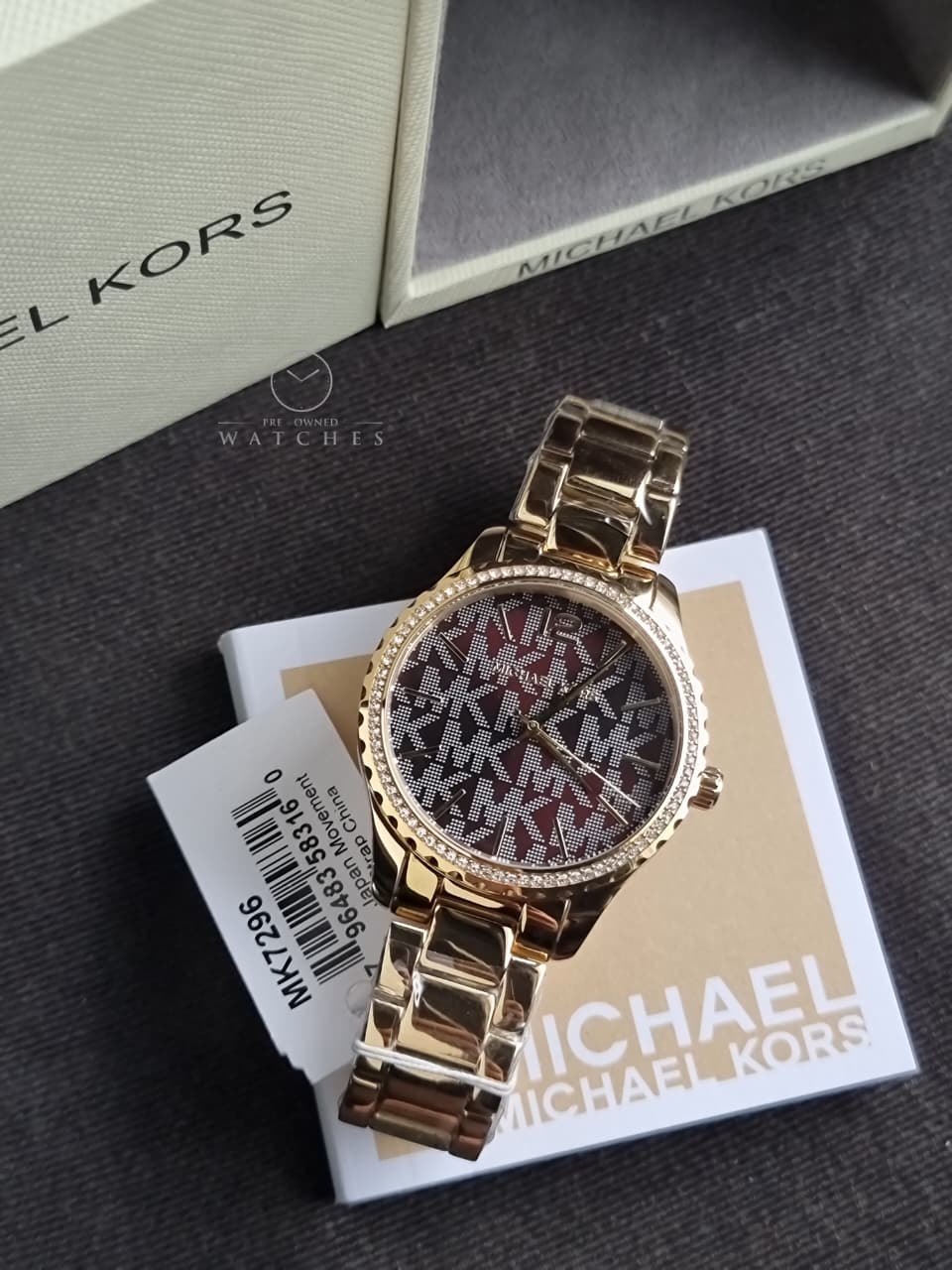 Michael Kors Layton Analog Brown Dial Women's Watch-MK7296 - Image 2
