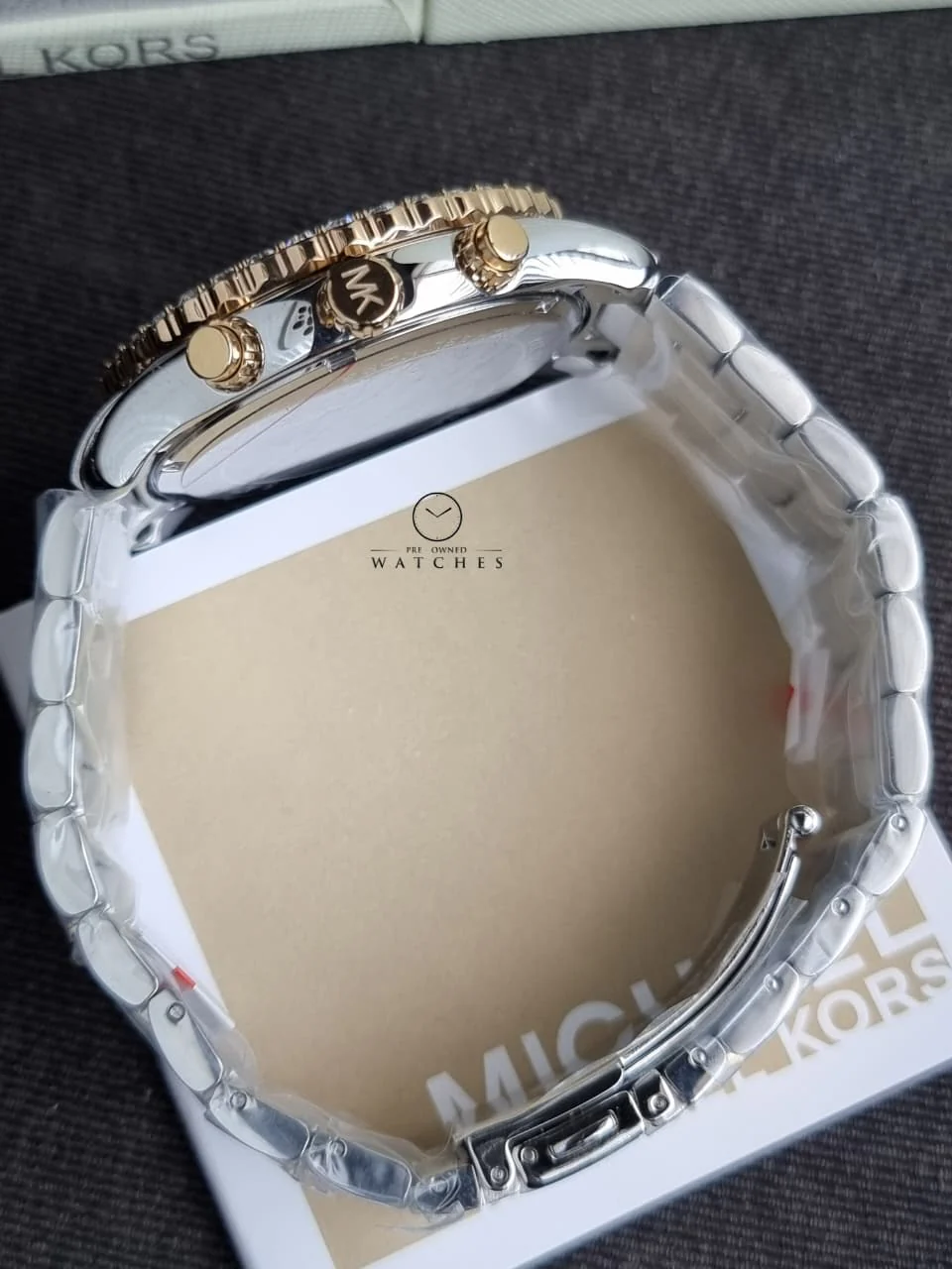 Michael Kors Layton Chronograph Crystal White Dial Ladies Watch – MK6792 - Image 5