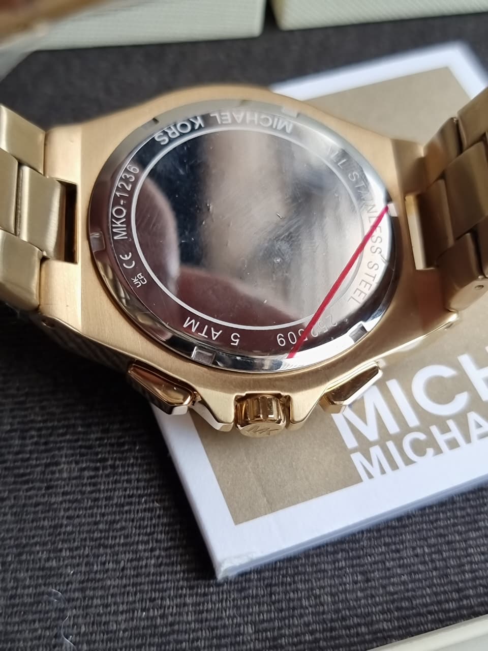 Michael Kors Lennox MKO1236 Men's Watch – Analog, Stainless Steel, Quartz - Image 6