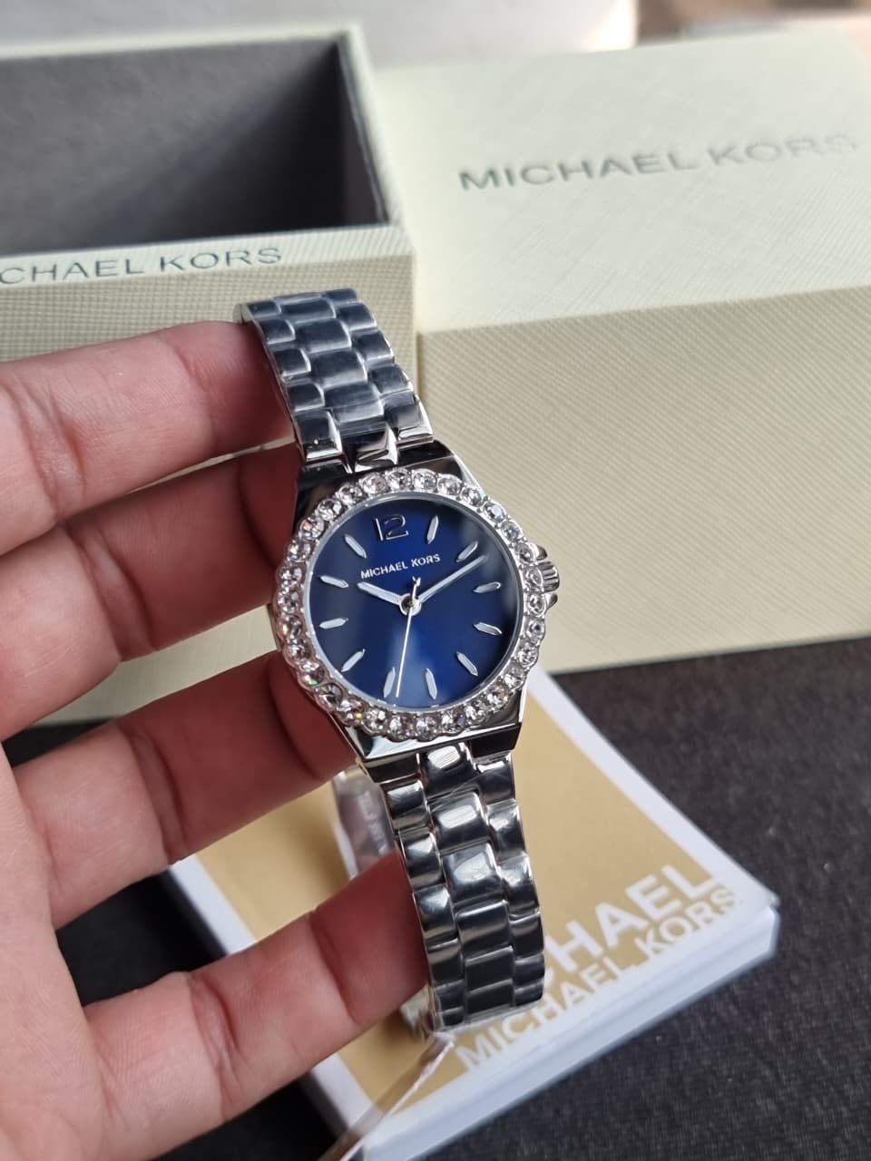 Michael Kors Lennox Silver Watch MK7397 - Image 6