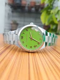 Michael Kors Lennox Three-Hand Green Dial Silver Steel Strap Watch for Women - MK7463 - Image 5