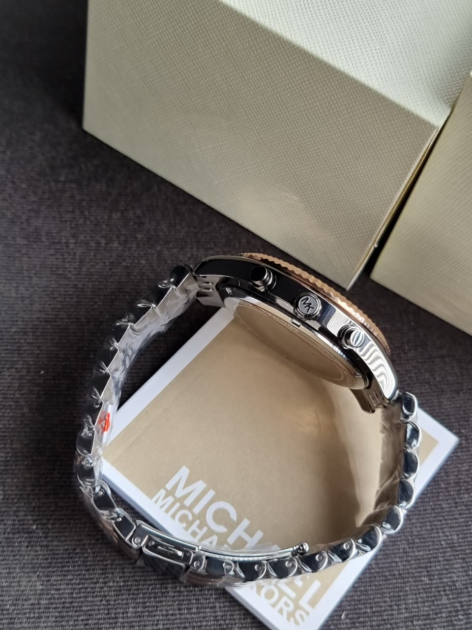 MICHAEL KORS Lexington Chronograph Grey Dial Men’s Watch MK8561 (WITHOUT TAG) - Image 5