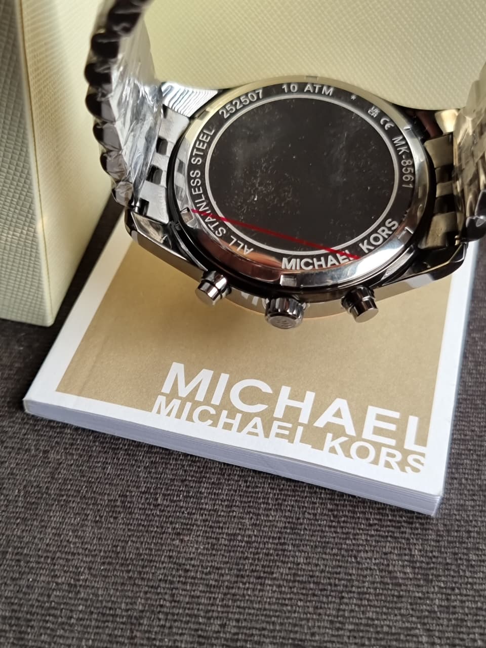 MICHAEL KORS Lexington Chronograph Grey Dial Men’s Watch MK8561 (WITHOUT TAG) - Image 6