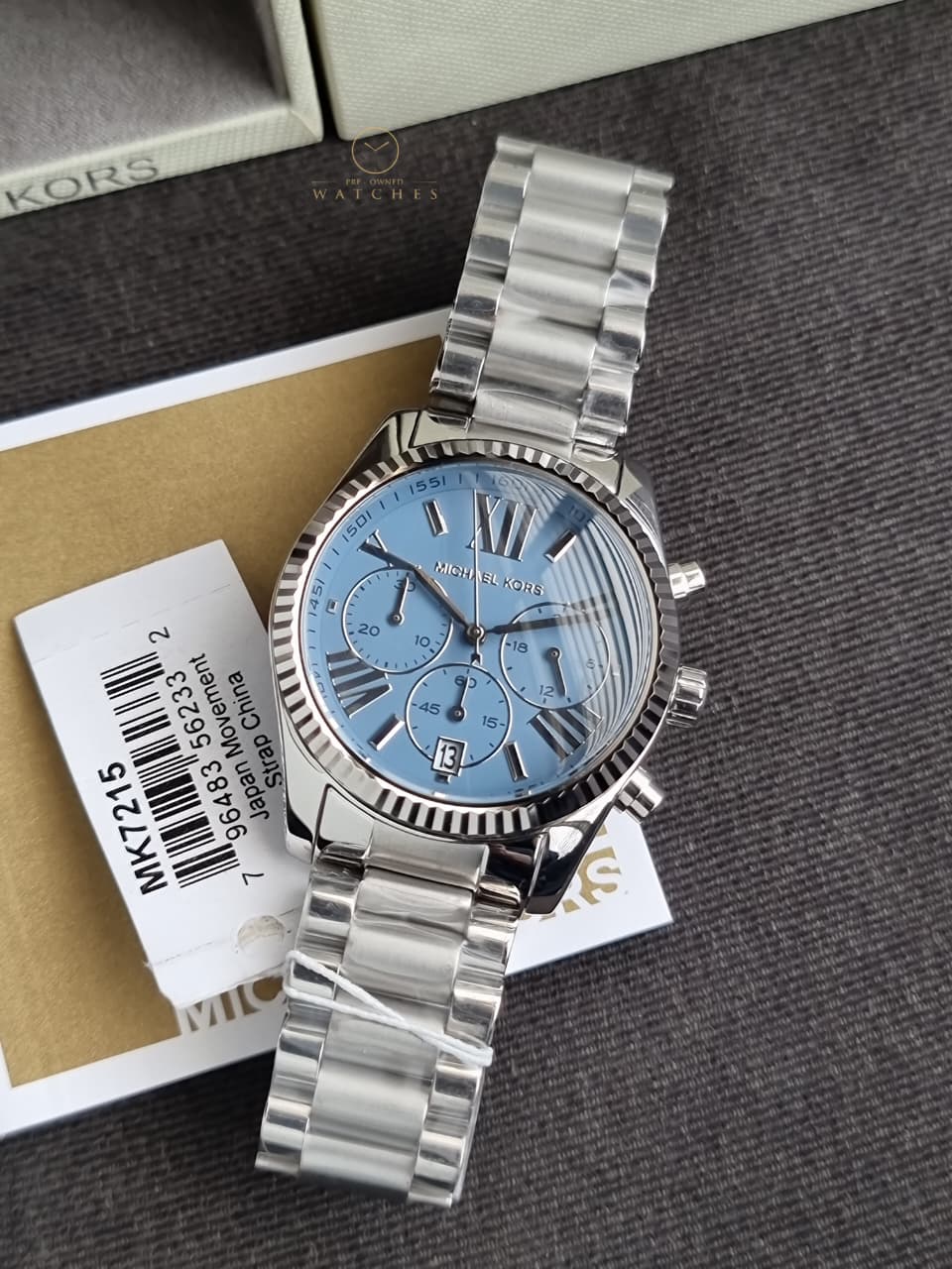 Michael Kors Lexington Chronograph Stainless Steel Watch MK7215 - Image 4