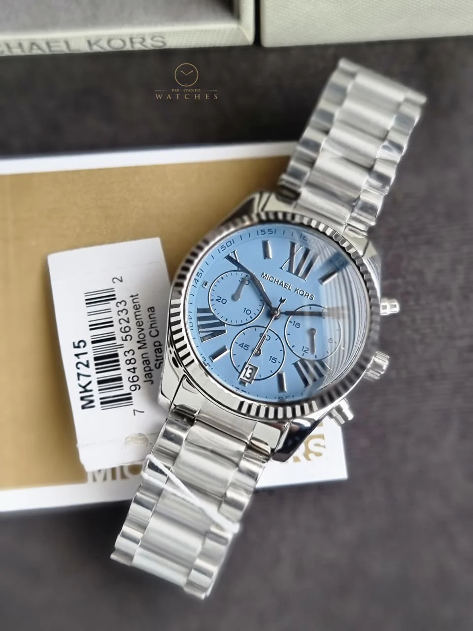 Michael Kors Lexington Chronograph Stainless Steel Watch MK7215 - Image 5