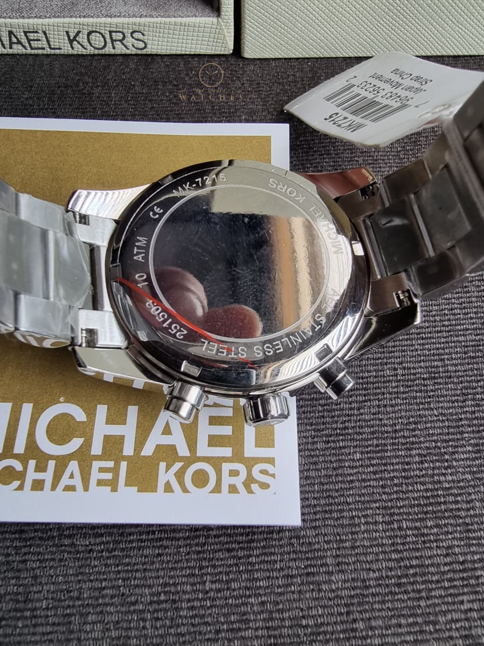 Michael Kors Lexington Chronograph Stainless Steel Watch MK7215 - Image 8