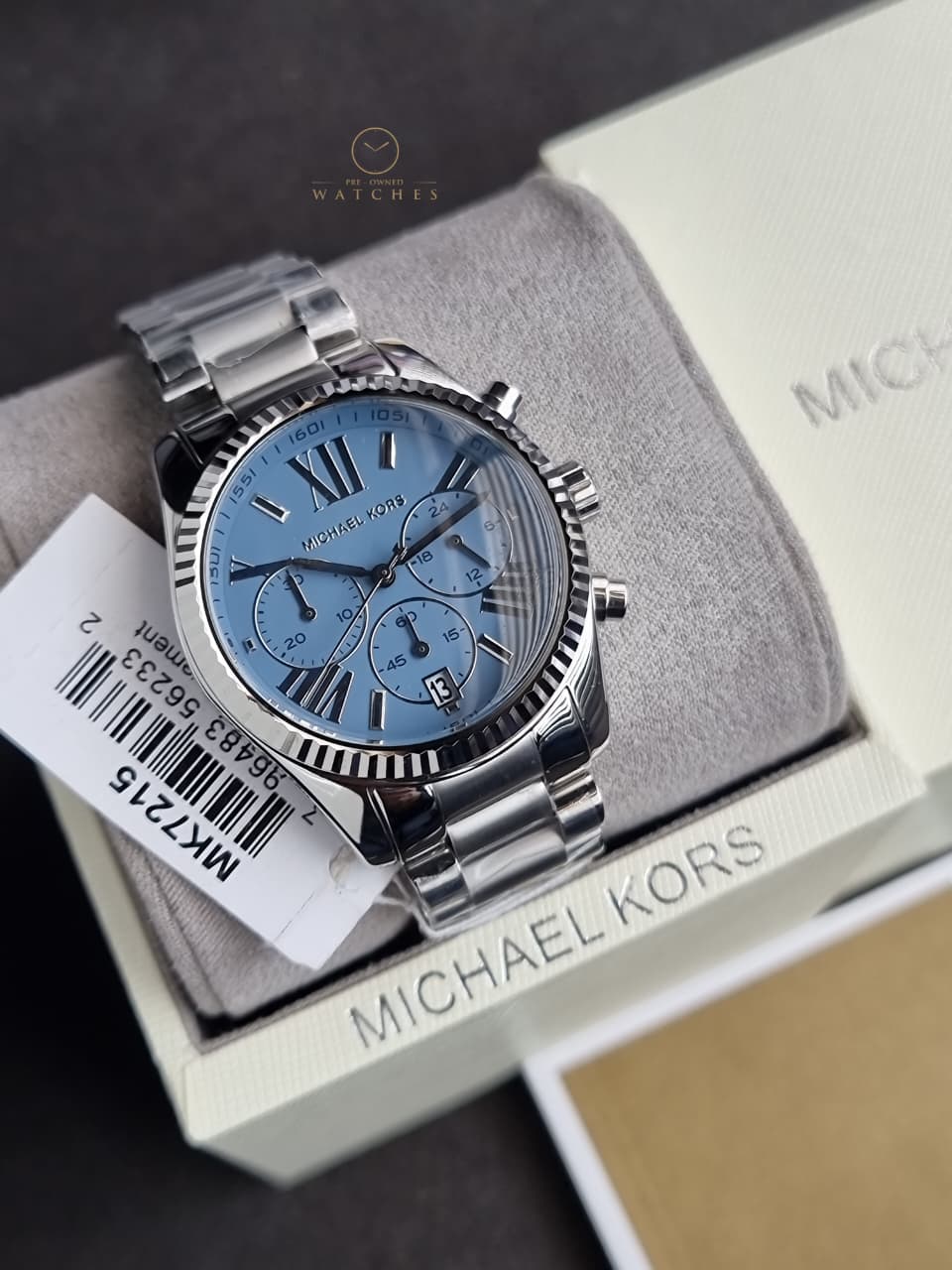 Michael Kors Lexington Chronograph Stainless Steel Watch MK7215 - Image 9