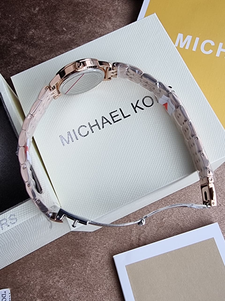 Michael Kors Lexington Rose Gold Stainless Steel Rose Gold Dial Women's Watch – MKO1232 - Image 4