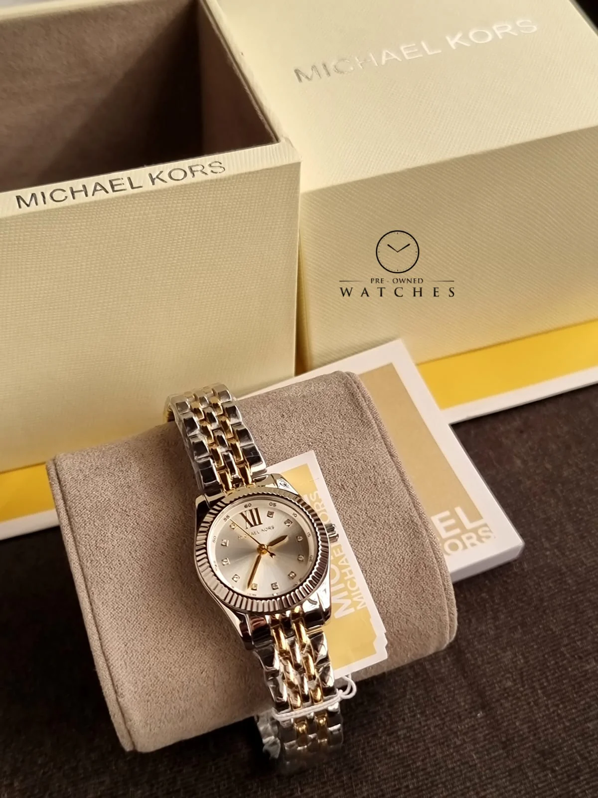 Michael Kors Lexington Three-Hand Two-Tone Stainless Steel Watch Mk4740 - Image 3