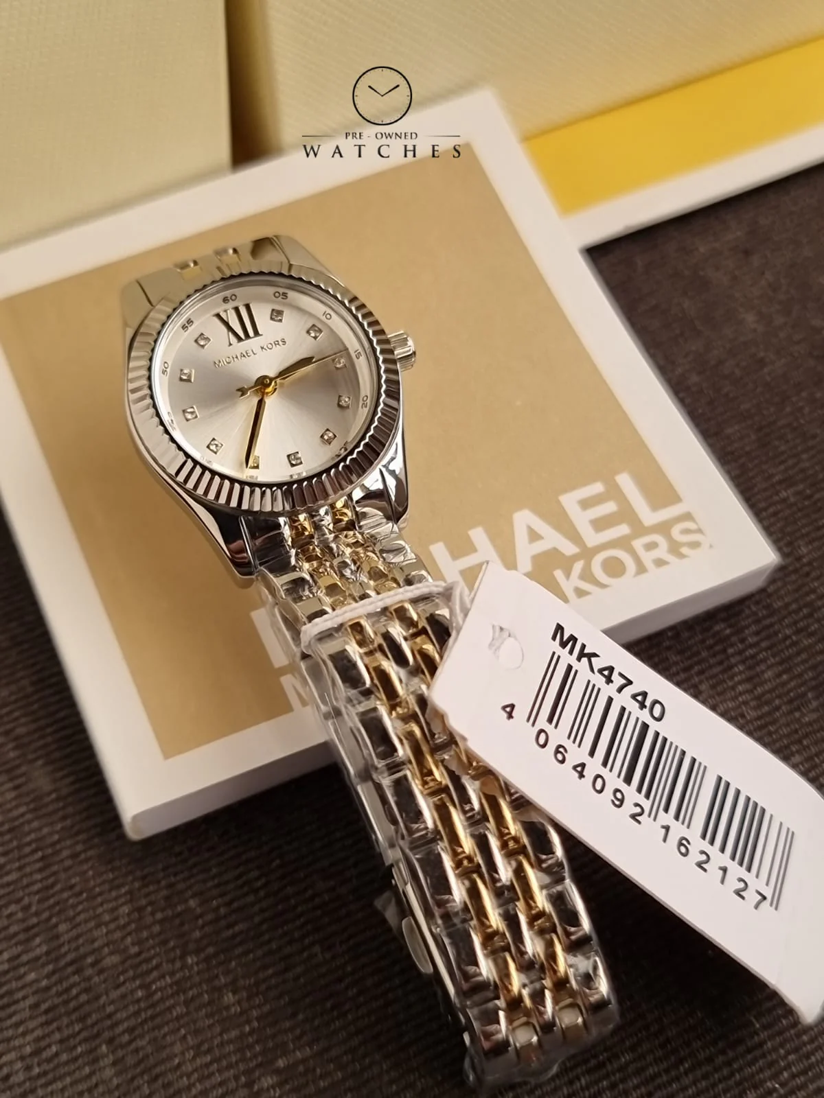 Michael Kors Lexington Three-Hand Two-Tone Stainless Steel Watch Mk4740 - Image 5