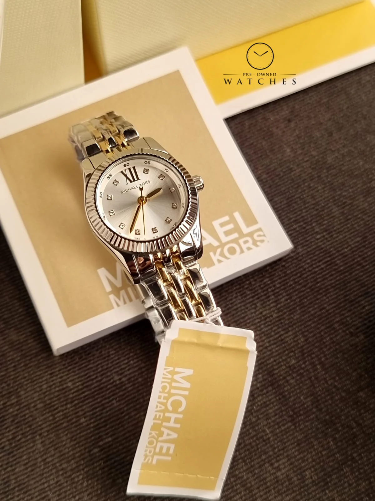 Michael Kors Lexington Three-Hand Two-Tone Stainless Steel Watch Mk4740 - Image 6
