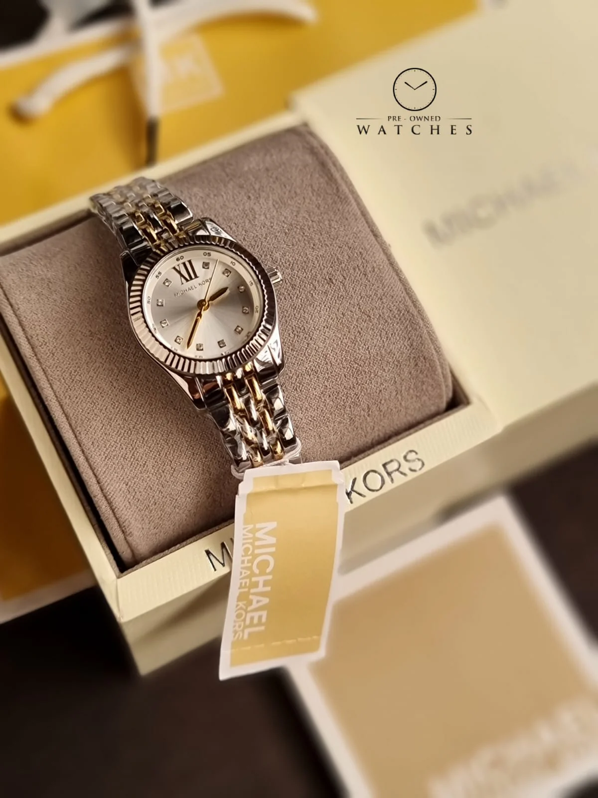 Michael Kors Lexington Three-Hand Two-Tone Stainless Steel Watch Mk4740 - Image 8