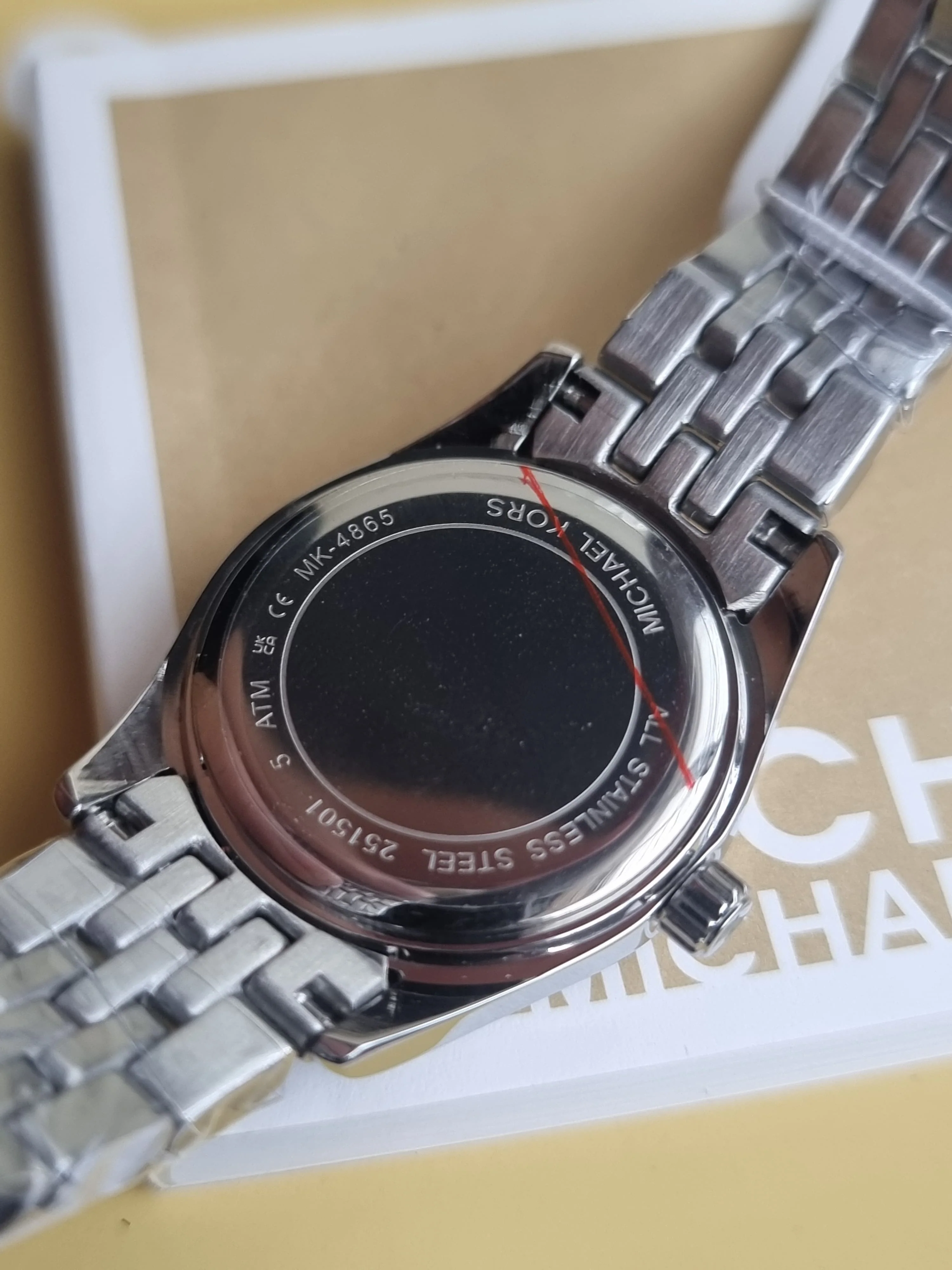 Michael Kors Lexington Three-Hand Two-Tone Stainless Steel Watch mk4865 - Image 4