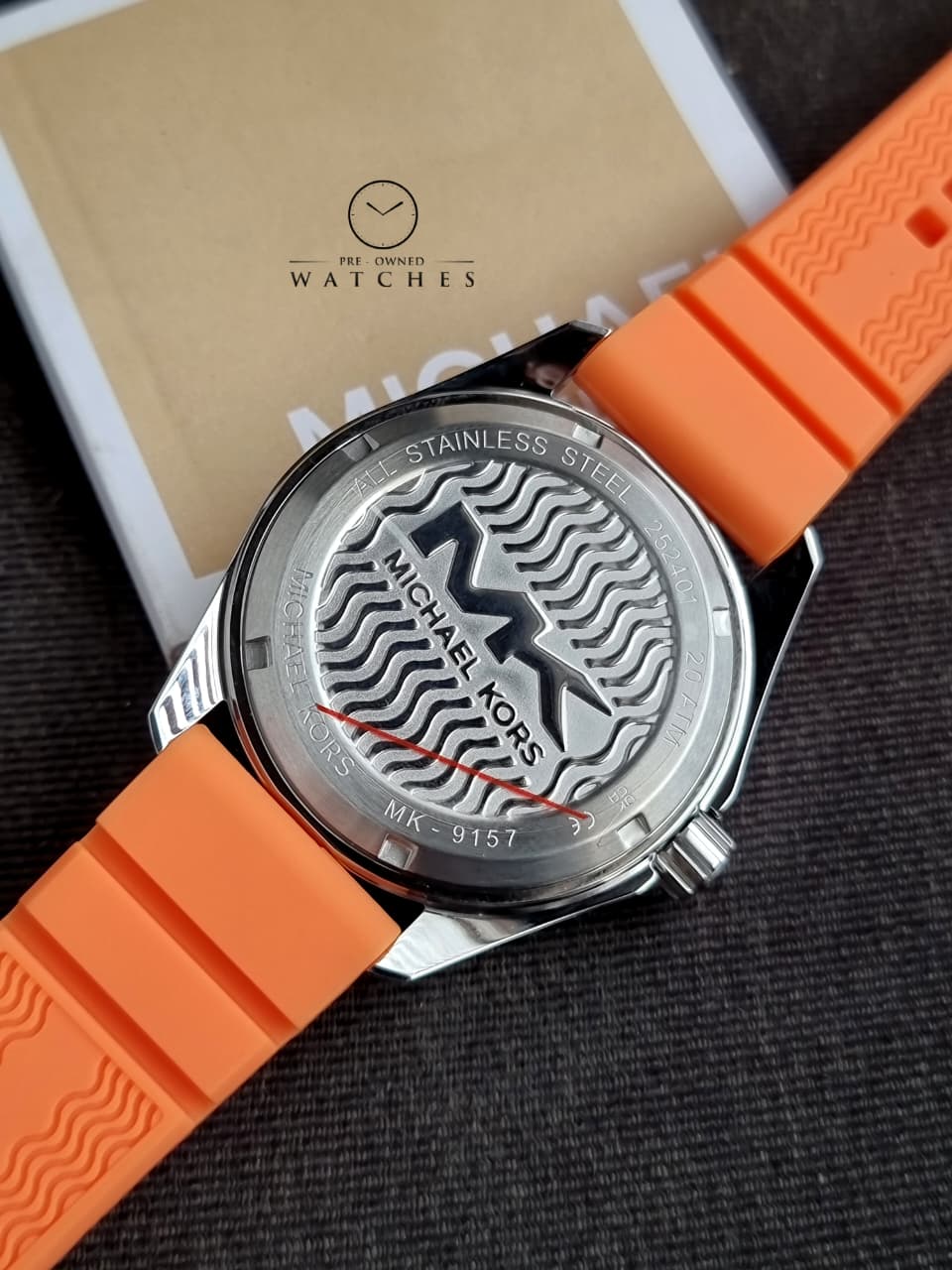 Michael Kors Maritime Orange Watch MK9157 - Image 4