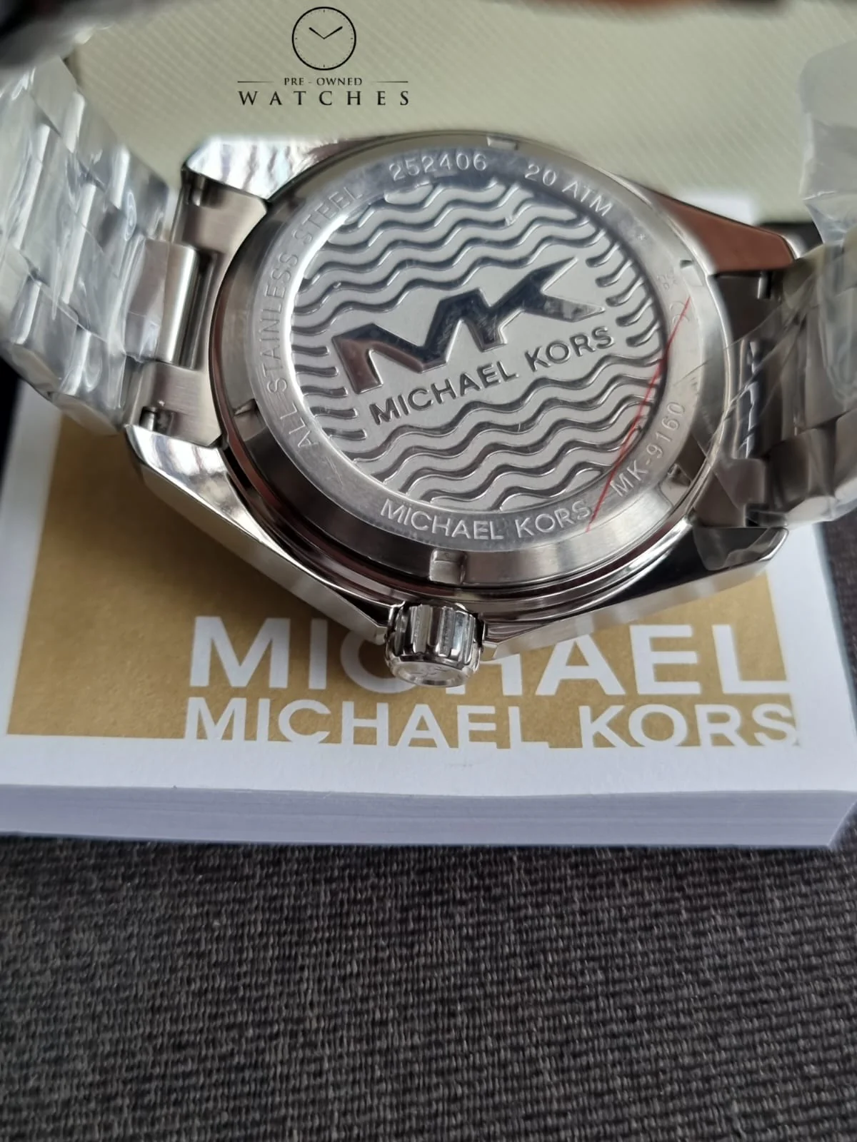 Michael Kors Maritime Three-Hand Date Stainless Steel Watch mk9160 - Image 5