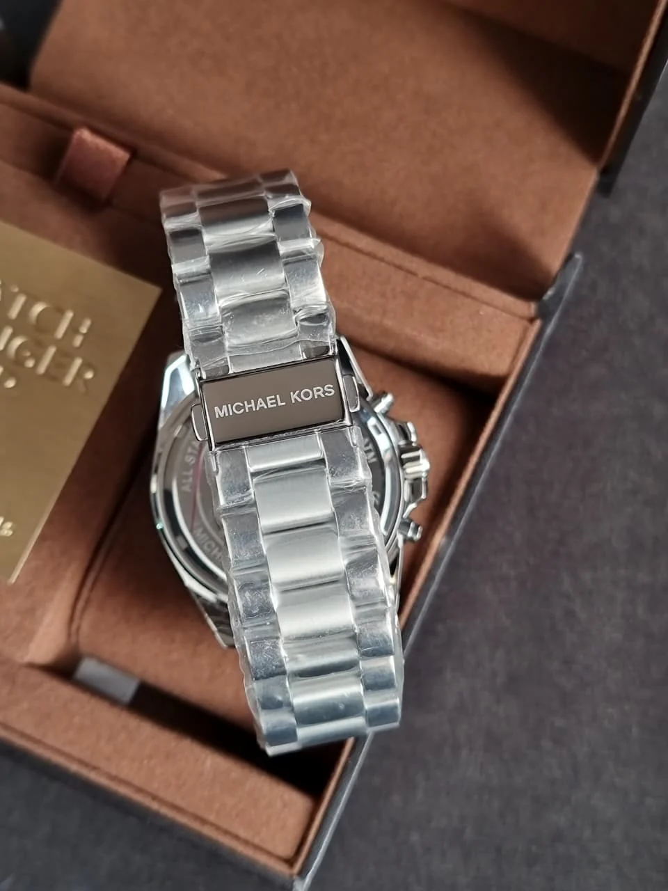 Michael Kors Men’s Chronograph Quartz Stainless Steel Silver Dial 42mm Watch MK5535 - Image 7