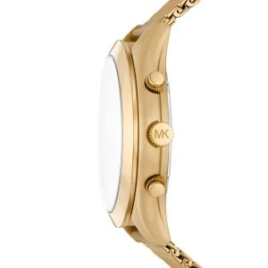 Michael Kors Men’s Quartz Gold Stainless Steel Black Dial 44mm Watch MK9057 - Image 2