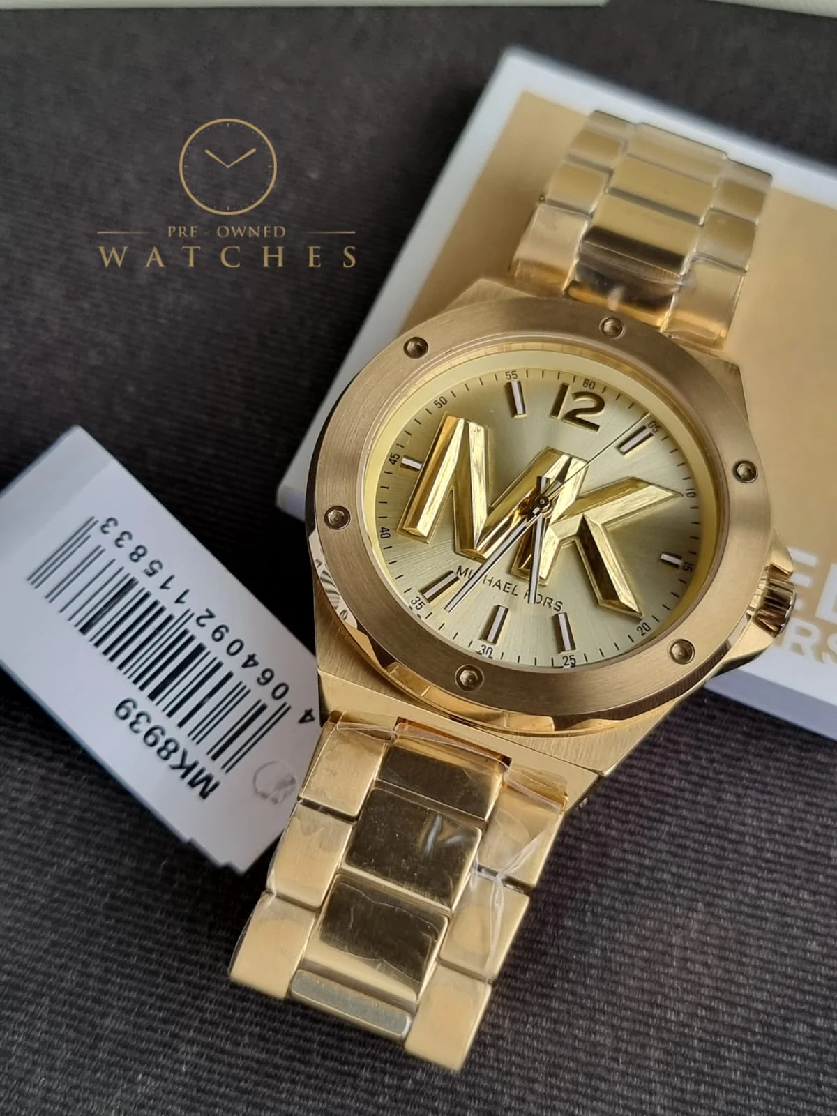 Michael Kors Men’s Quartz Gold Stainless Steel Gold Dial 45mm Watch MK8939 - Image 6