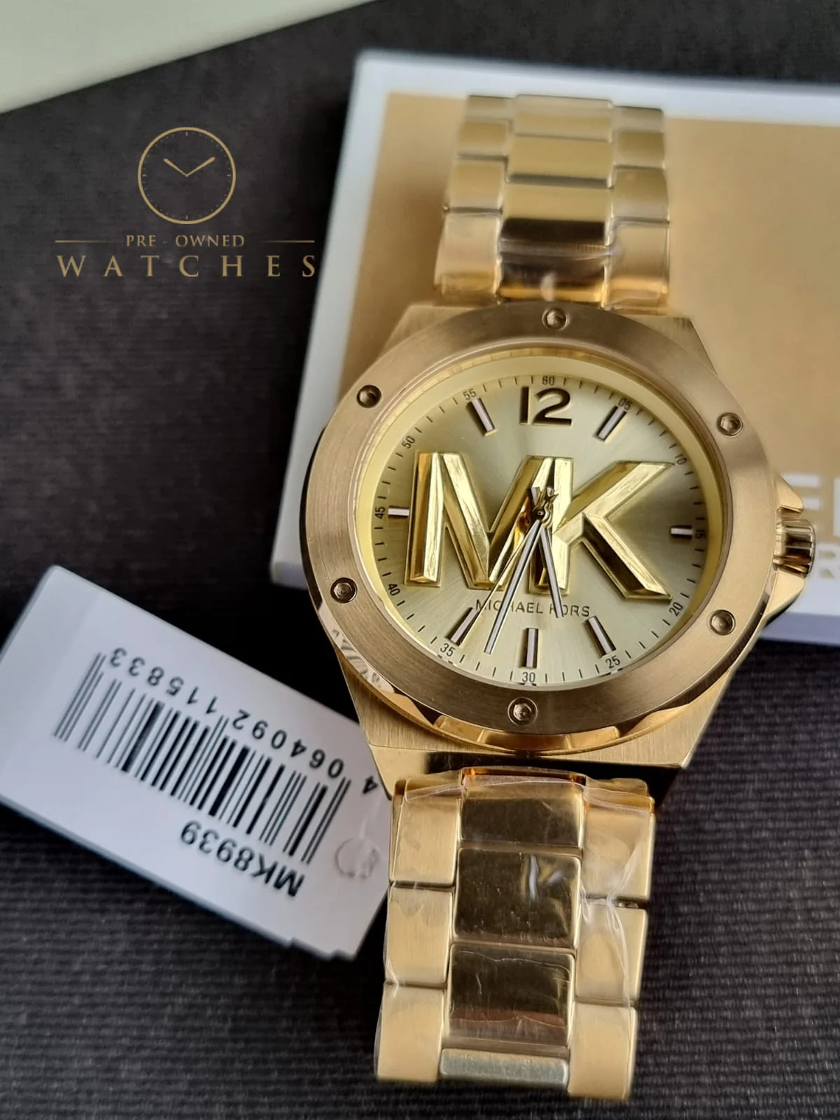 Michael Kors Men’s Quartz Gold Stainless Steel Gold Dial 45mm Watch MK8939 - Image 7