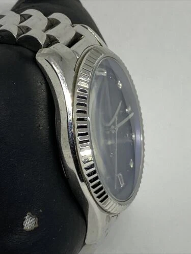 Michael Kors Men’s Quartz Silver Stainless Steel Blue Dial 41mm Watch MK3225 - Image 4