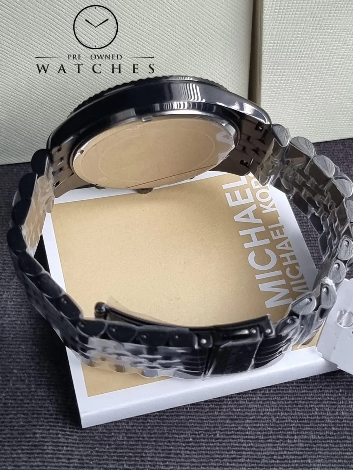 Michael Kors Men’s Quartz Stainless Steel Black 45mm Watch MK8320 - Image 5