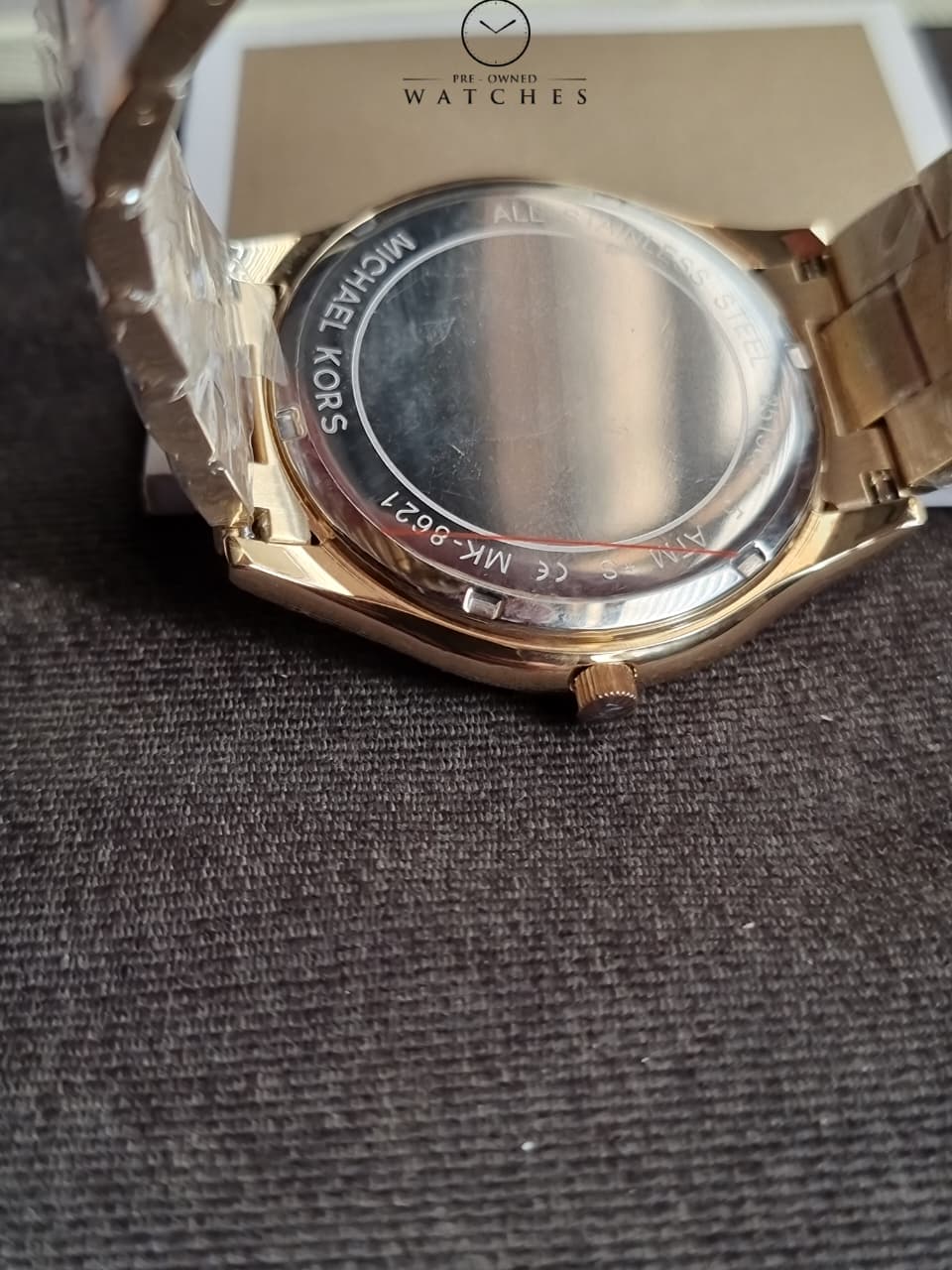 Michael Kors Men’s Quartz Stainless Steel Black Dial 44mm Watch MK8621 - Image 3