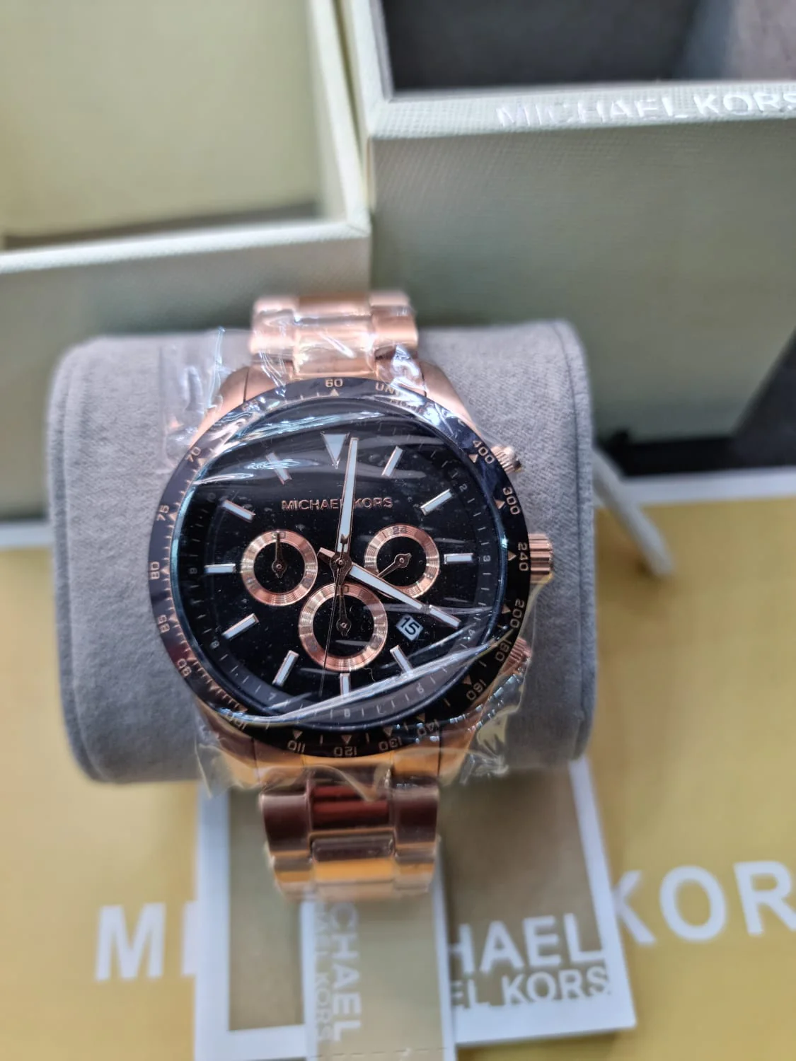 Michael Kors Men’s Quartz Stainless Steel Black Dial 45mm Watch MK8824 - Image 6
