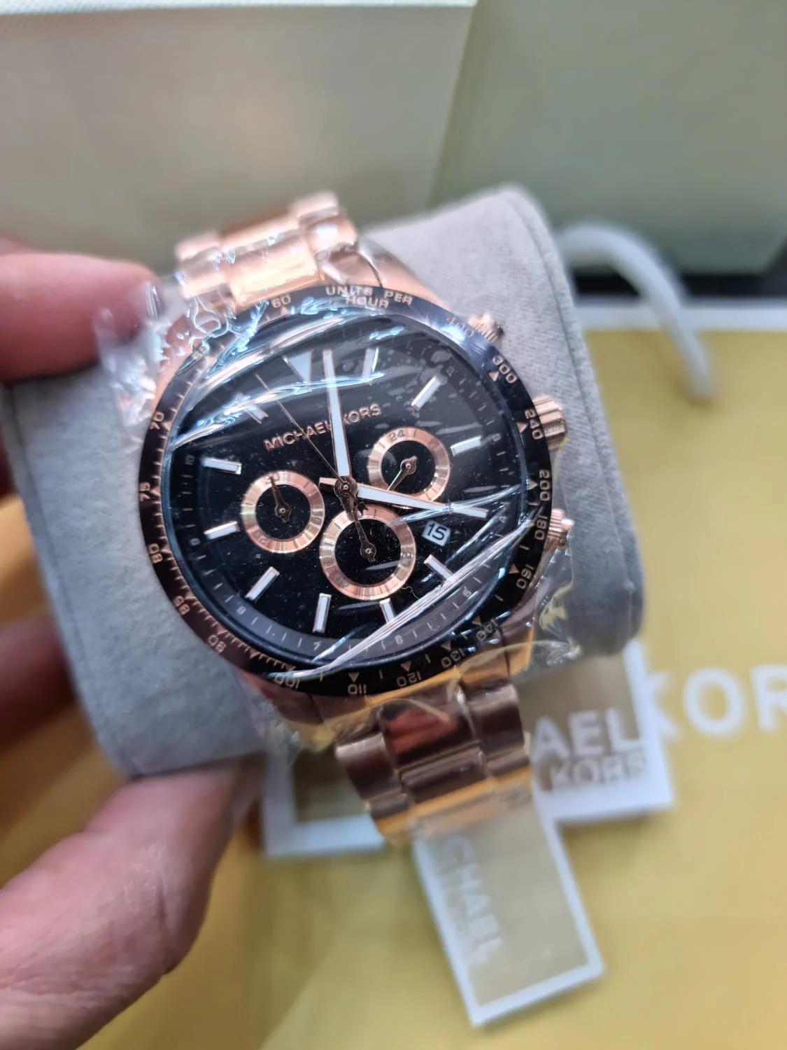 Michael Kors Men’s Quartz Stainless Steel Black Dial 45mm Watch MK8824 - Image 8