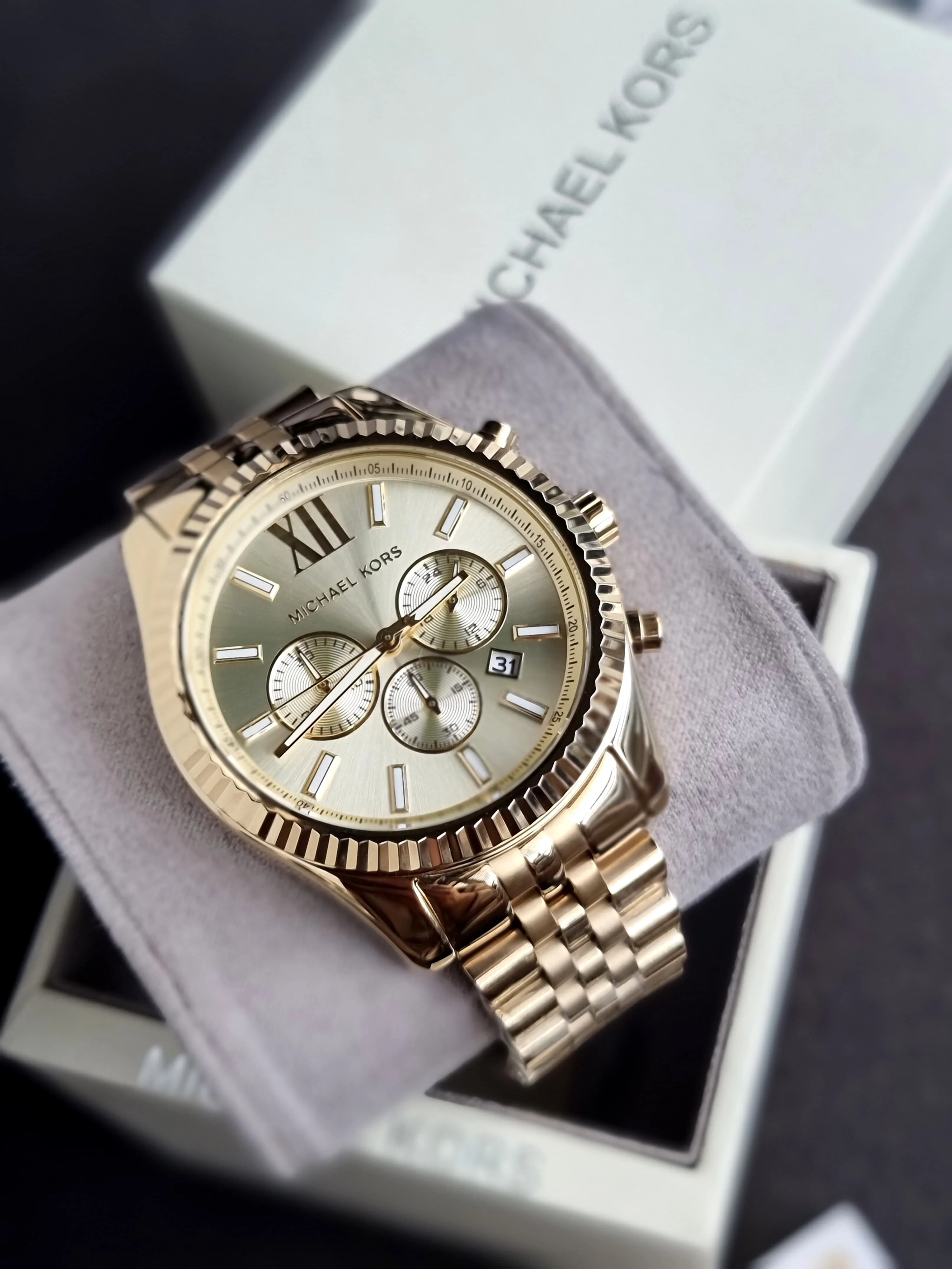 Michael Kors Mens Lexington Chronograph Watch MK8281 - Image 2