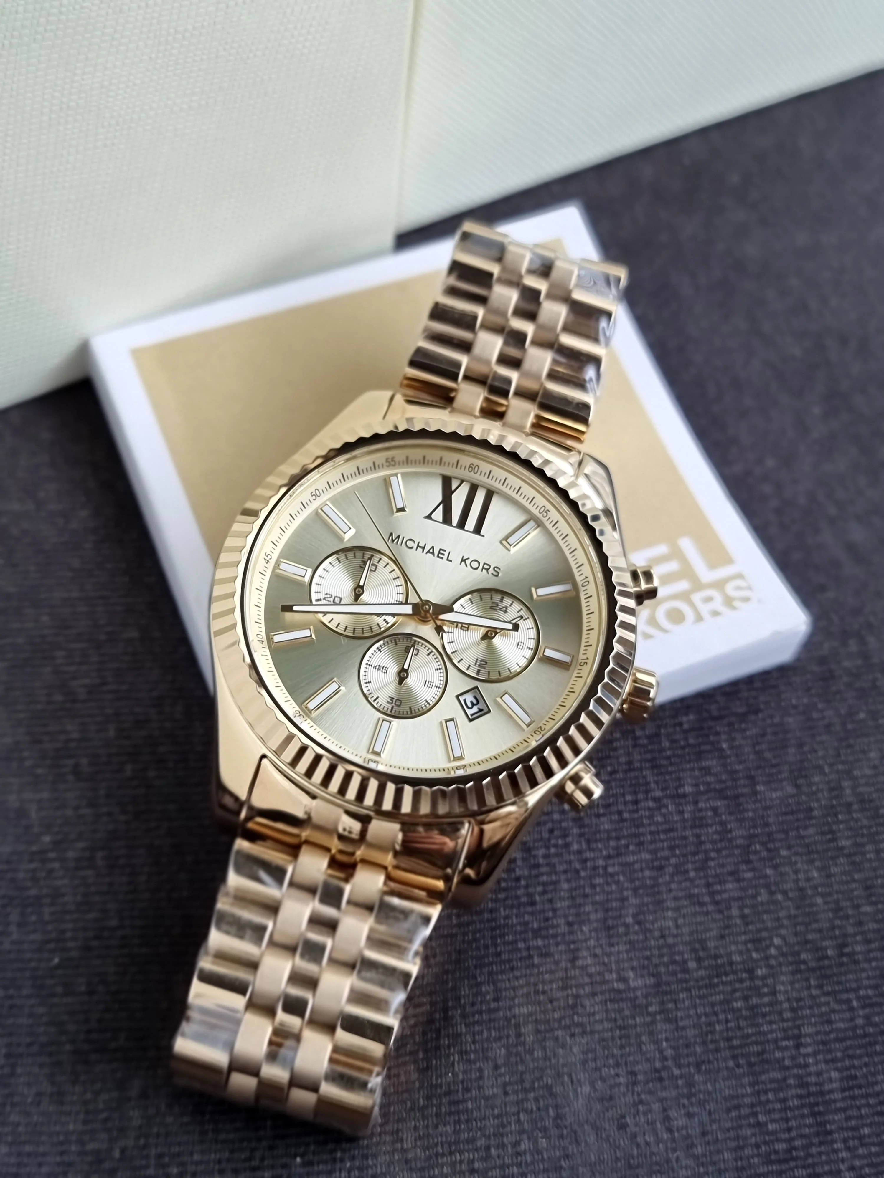 Michael Kors Mens Lexington Chronograph Watch MK8281 - Image 3