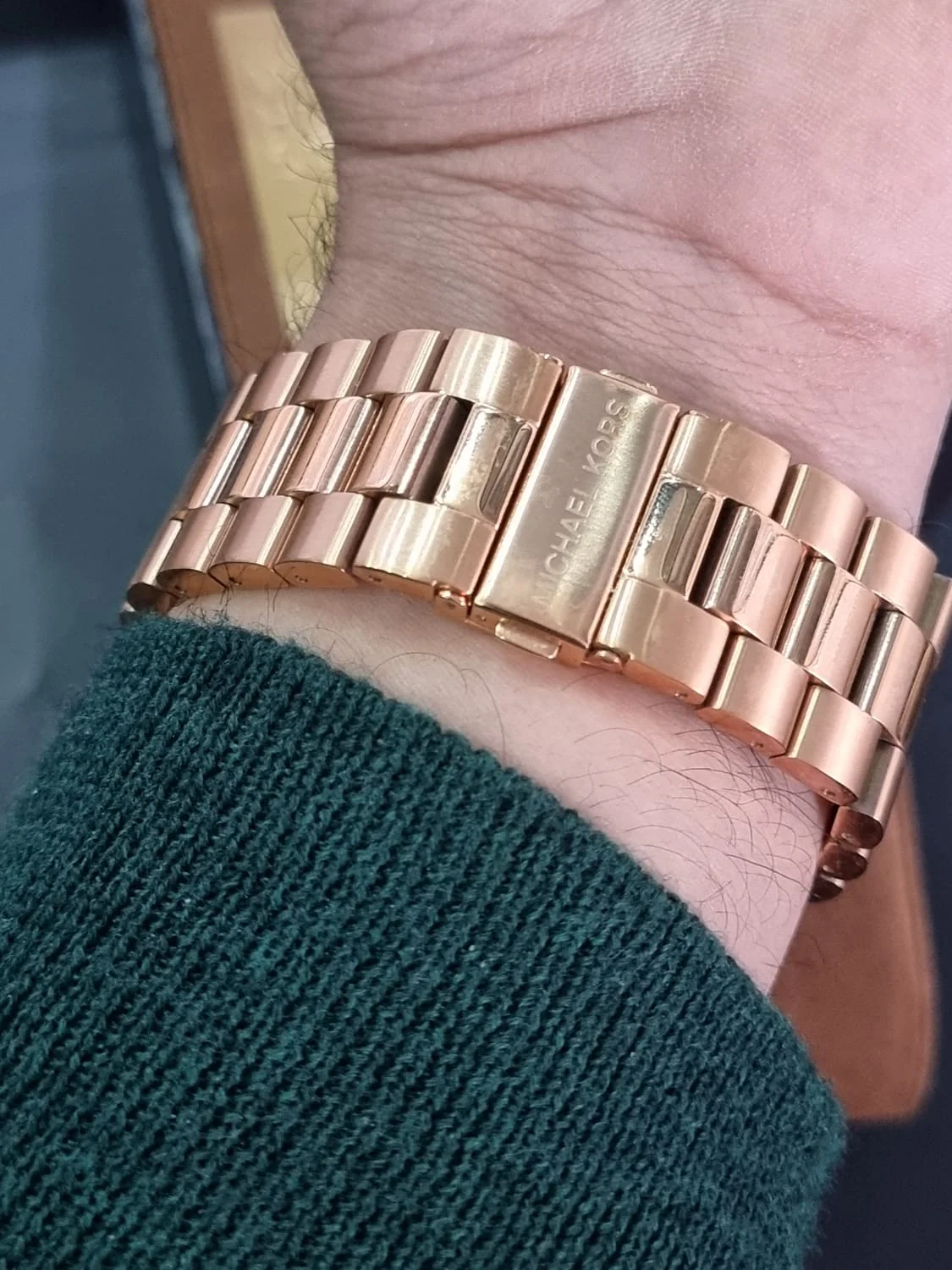 Michael Kors Men's Runway Rose Gold-Tone Watch MK8096 - Image 5