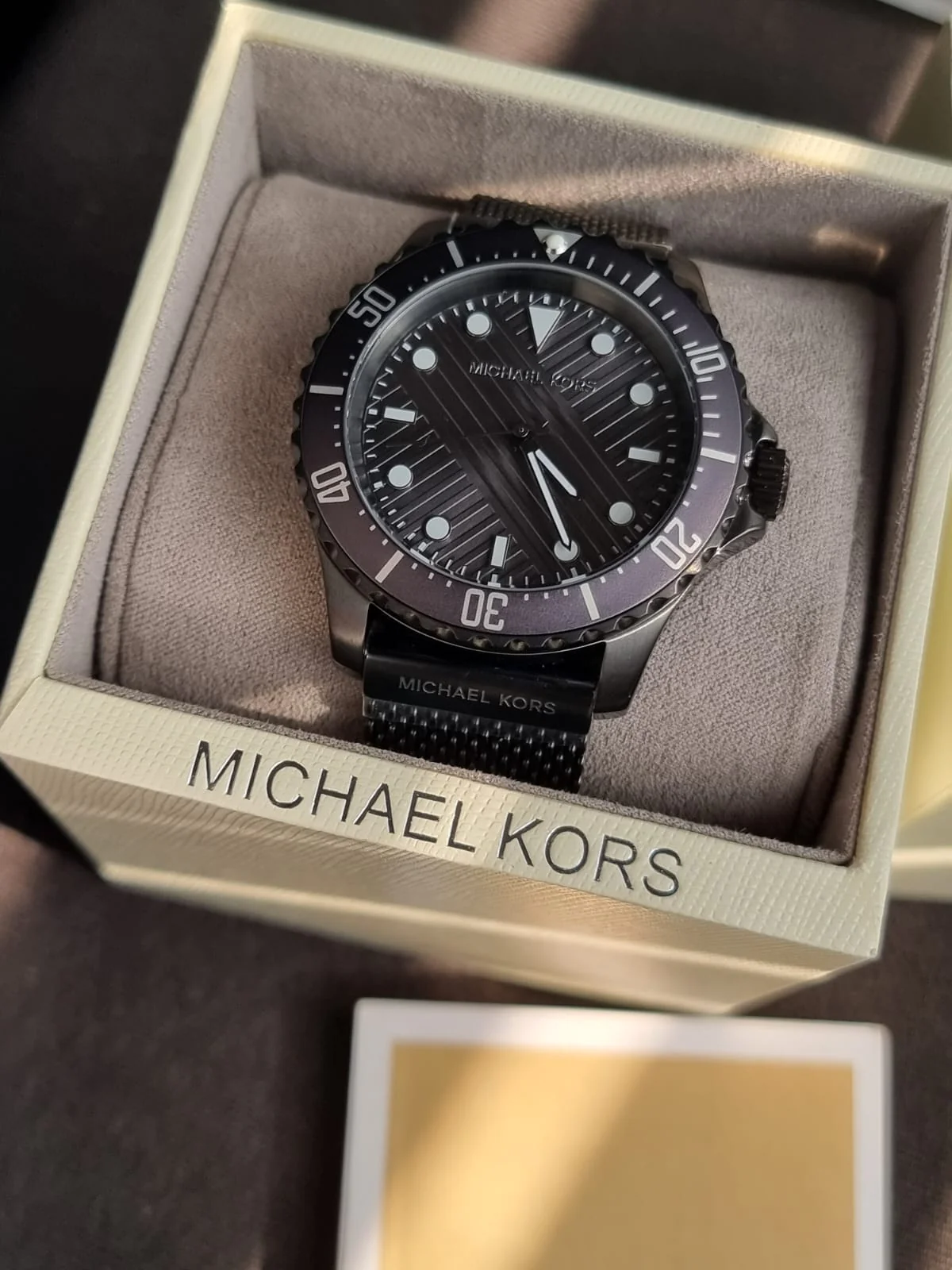 Michael Kors Men's Watch Everest 43mm Black Gunmetal MK9093 - Image 2