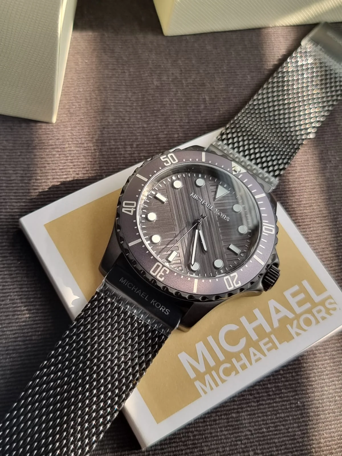 Michael Kors Men's Watch Everest 43mm Black Gunmetal MK9093 - Image 5
