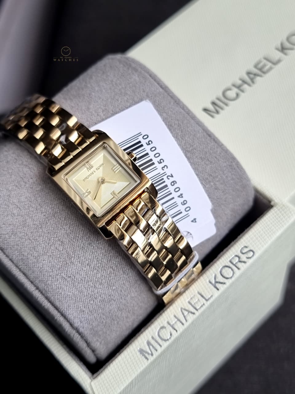 Michael Kors Micro Georgie Gold Dial Ladies Watch – MK4931 - Image 2